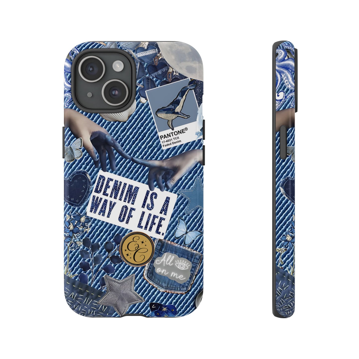 Denim Texture Tough Phone Case