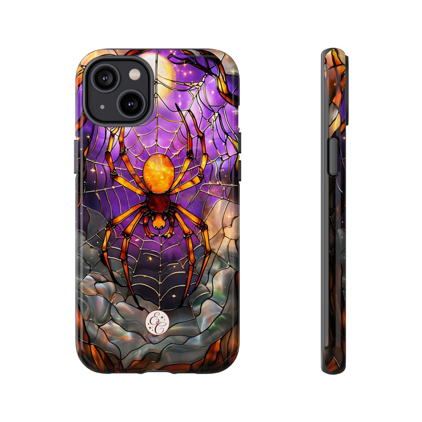 Stained Glass Spider Tough Phone Case