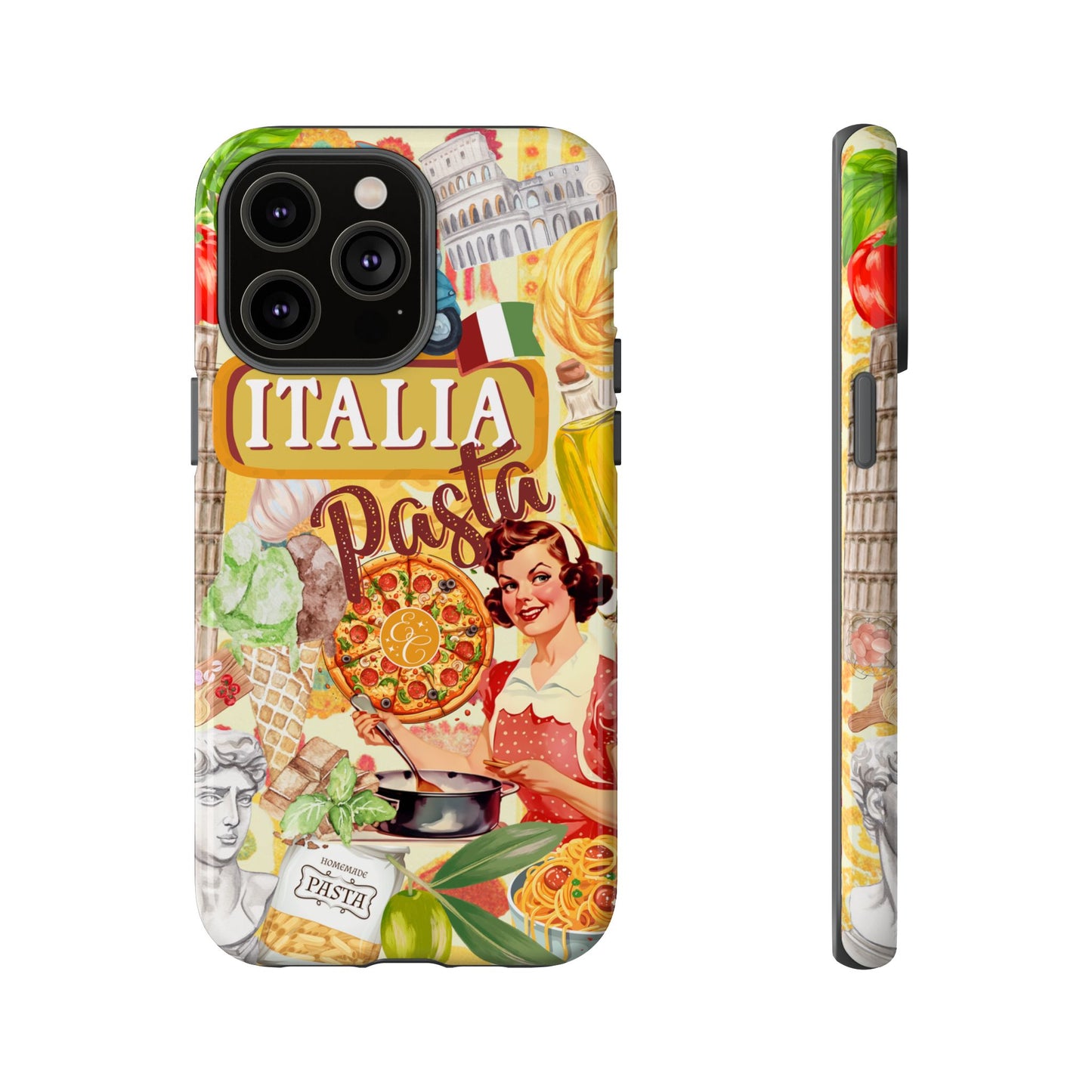 Italian Cuisine Collage Tough Phone Case