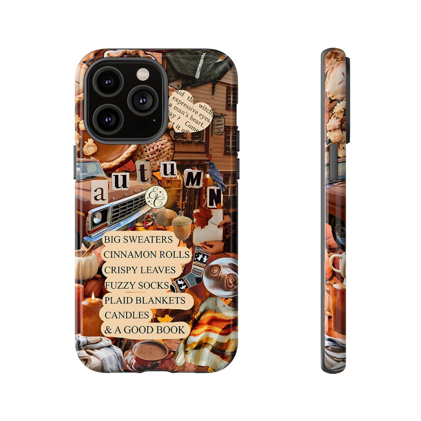 Autumn Aesthetic Collage Tough Phone Case