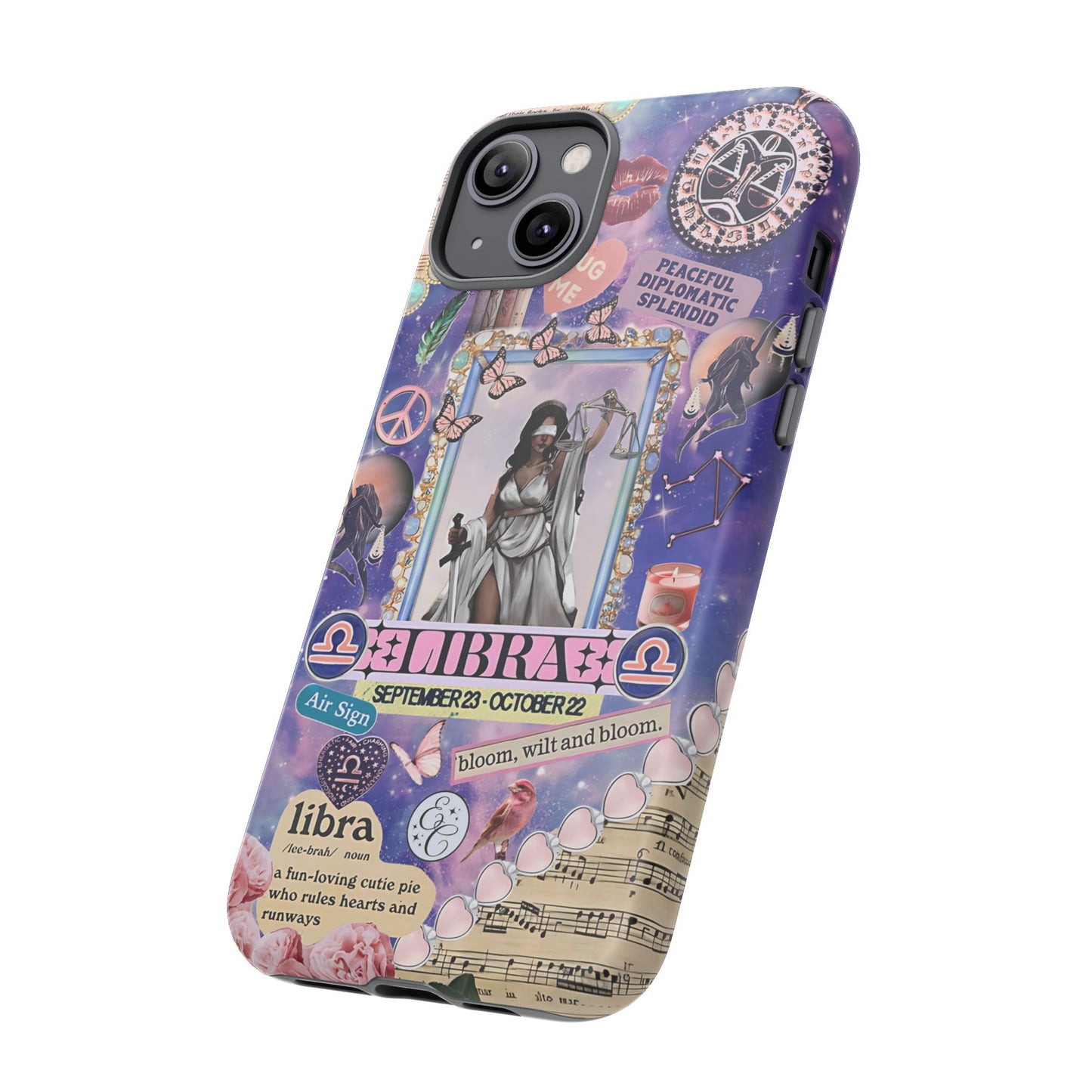 Libra Zodiac Star Sign Tough Phone Case