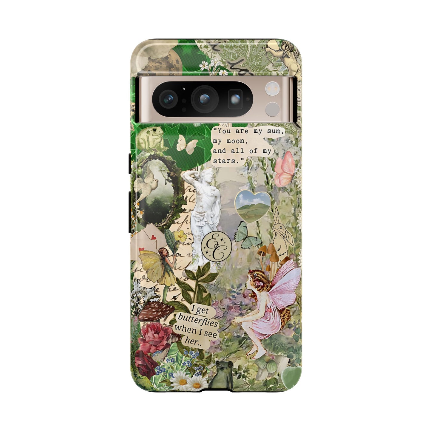 Vintage Botanical Collage Tough Phone Case
