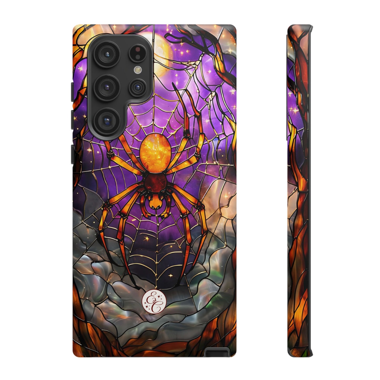 Stained Glass Spider Tough Phone Case