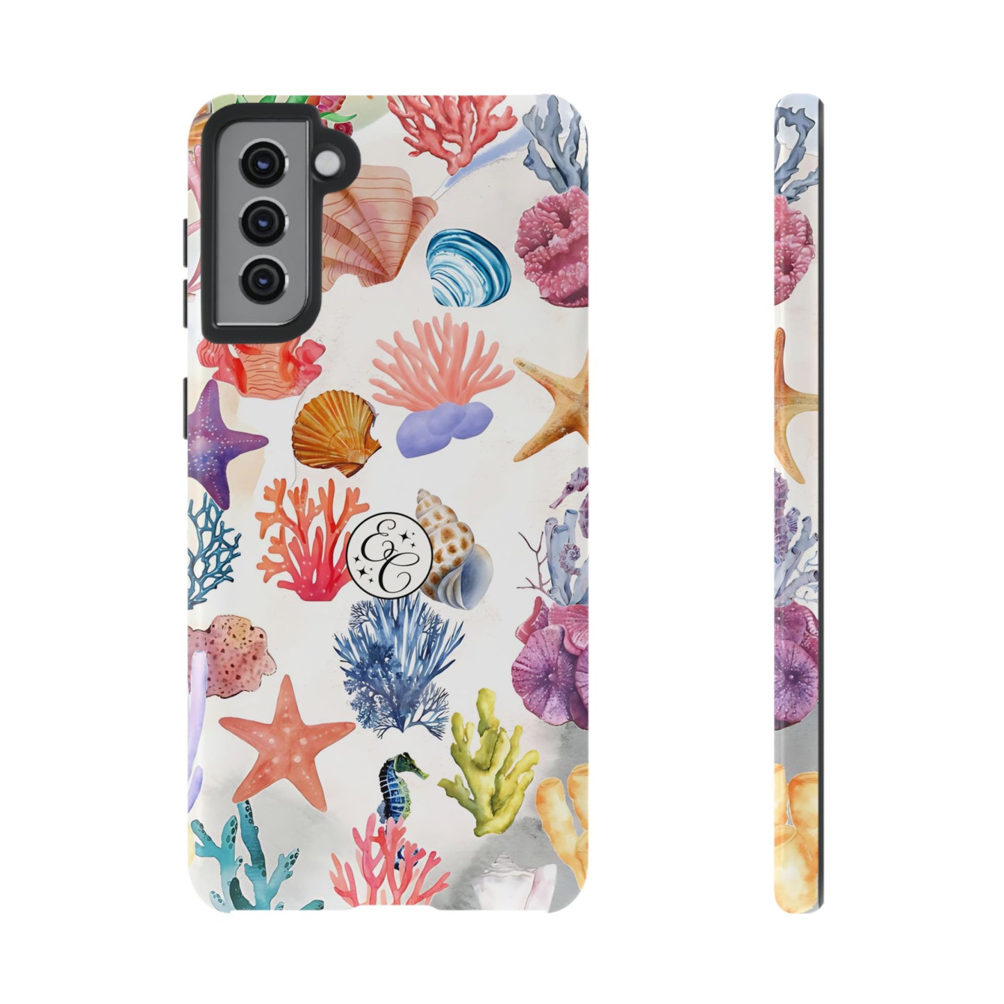 Coral & Sea Shells Tough Phone Case