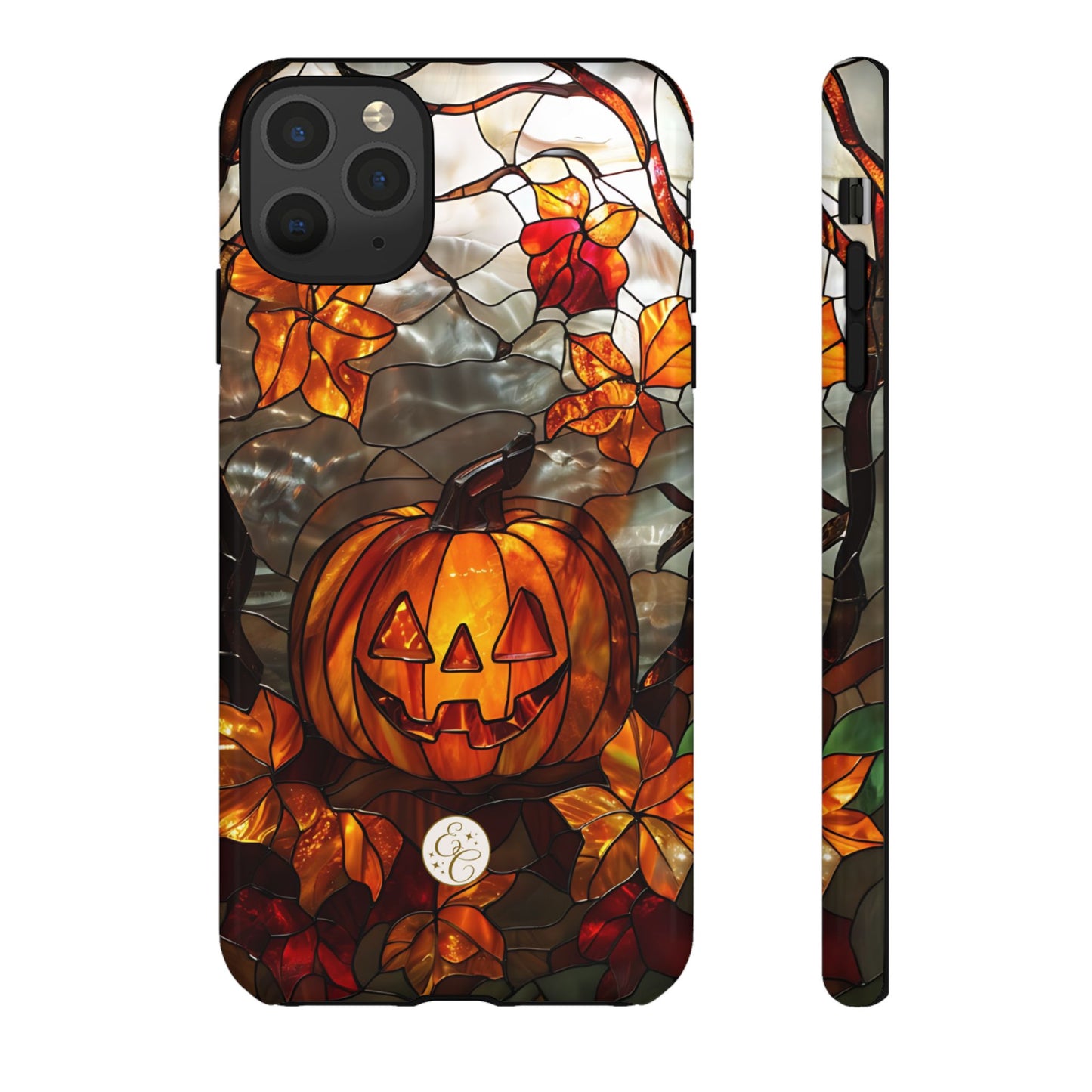 Stained Glass Pumpkin Tough Phone Case