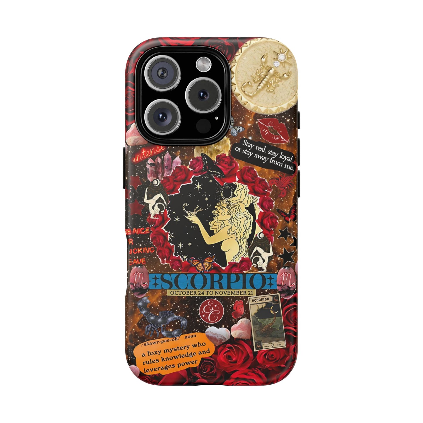 Scorpio Zodiac Star Sign Tough Phone Case