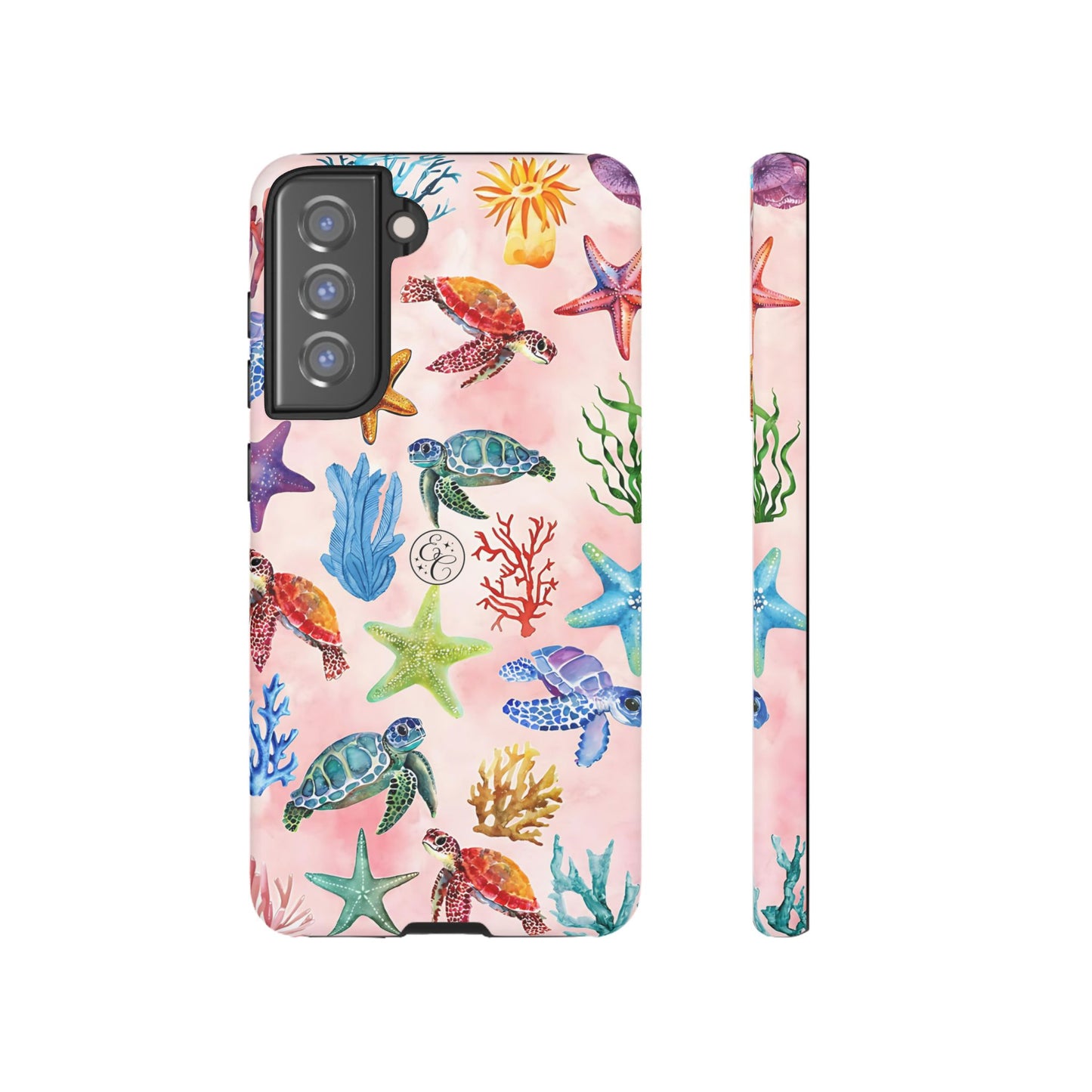 Colorful Marine Life Tough Phone Case
