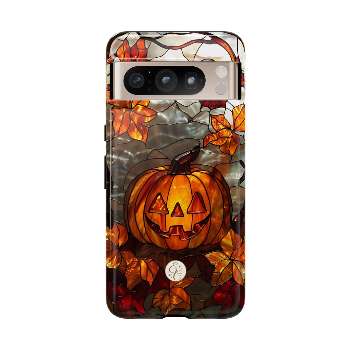 Stained Glass Pumpkin Tough Phone Case