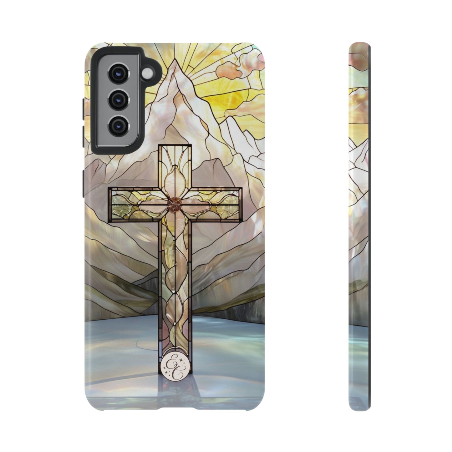 Stained Glass Cross Tough Phone Case
