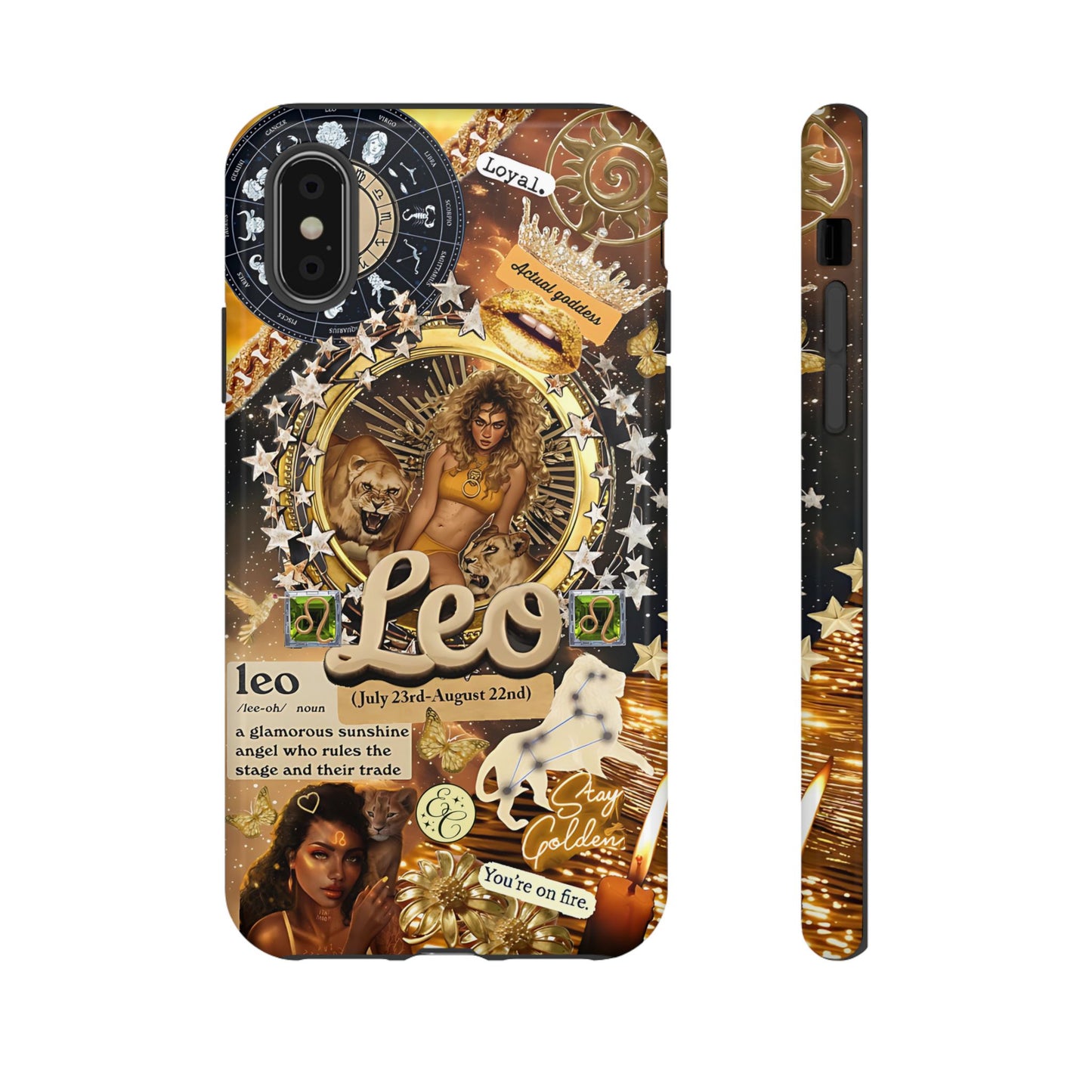 Leo Zodiac Sign Tough Phone Case