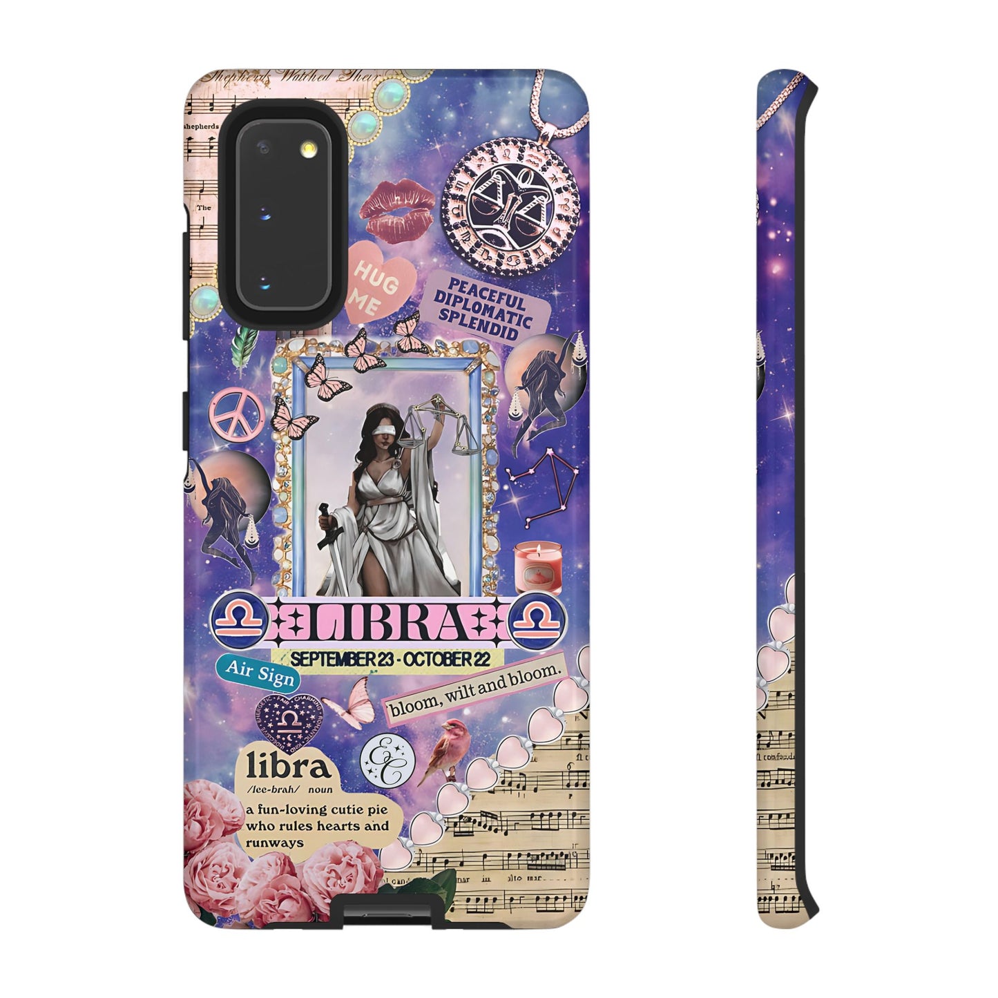 Libra Zodiac Star Sign Tough Phone Case