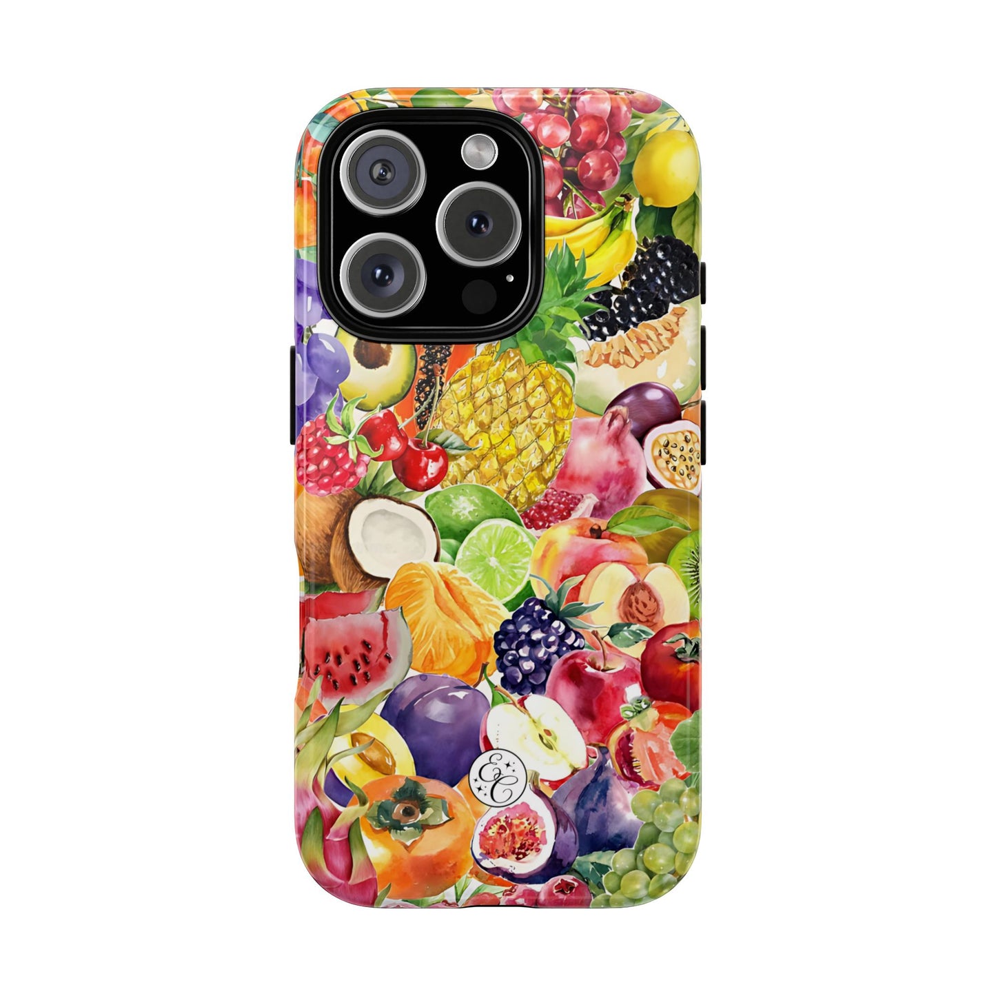 Colorful Fruits Collage Tough Phone Case
