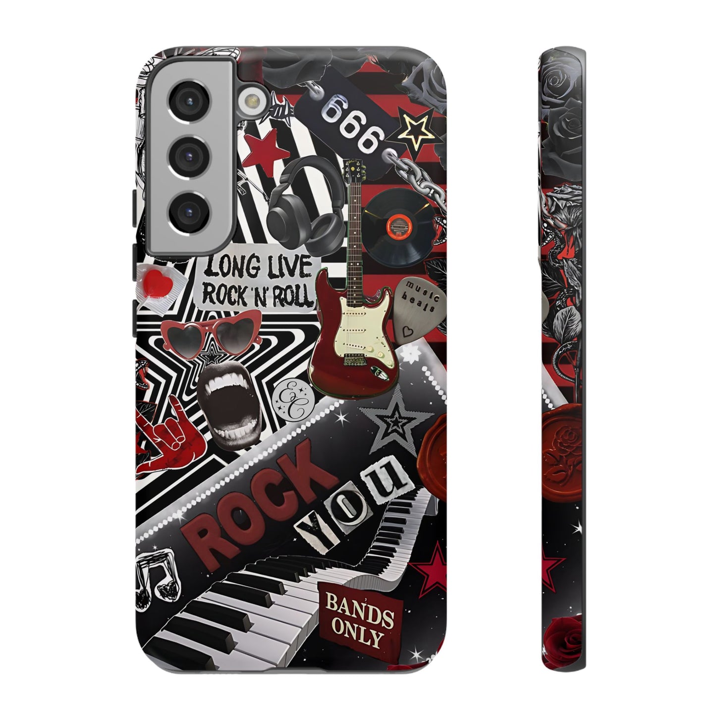 Rock and Roll Collage Tough Phone Case