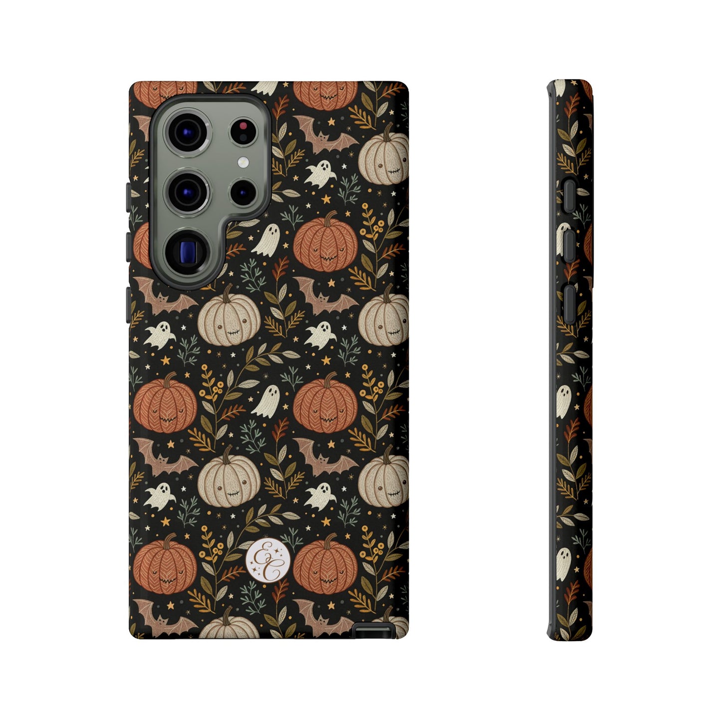 Spooky Halloween Boho Pattern Tough Phone Case