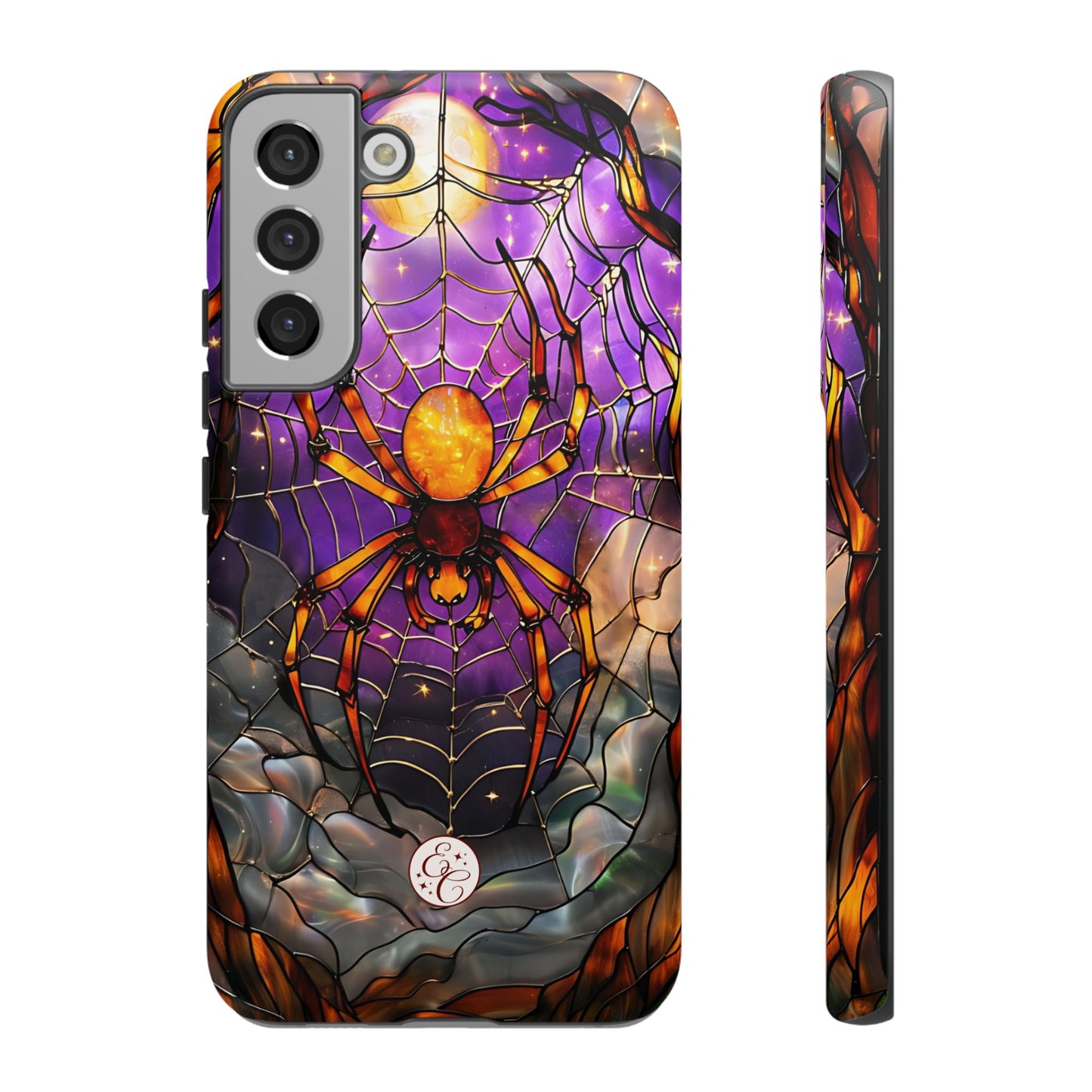 Stained Glass Spider Tough Phone Case