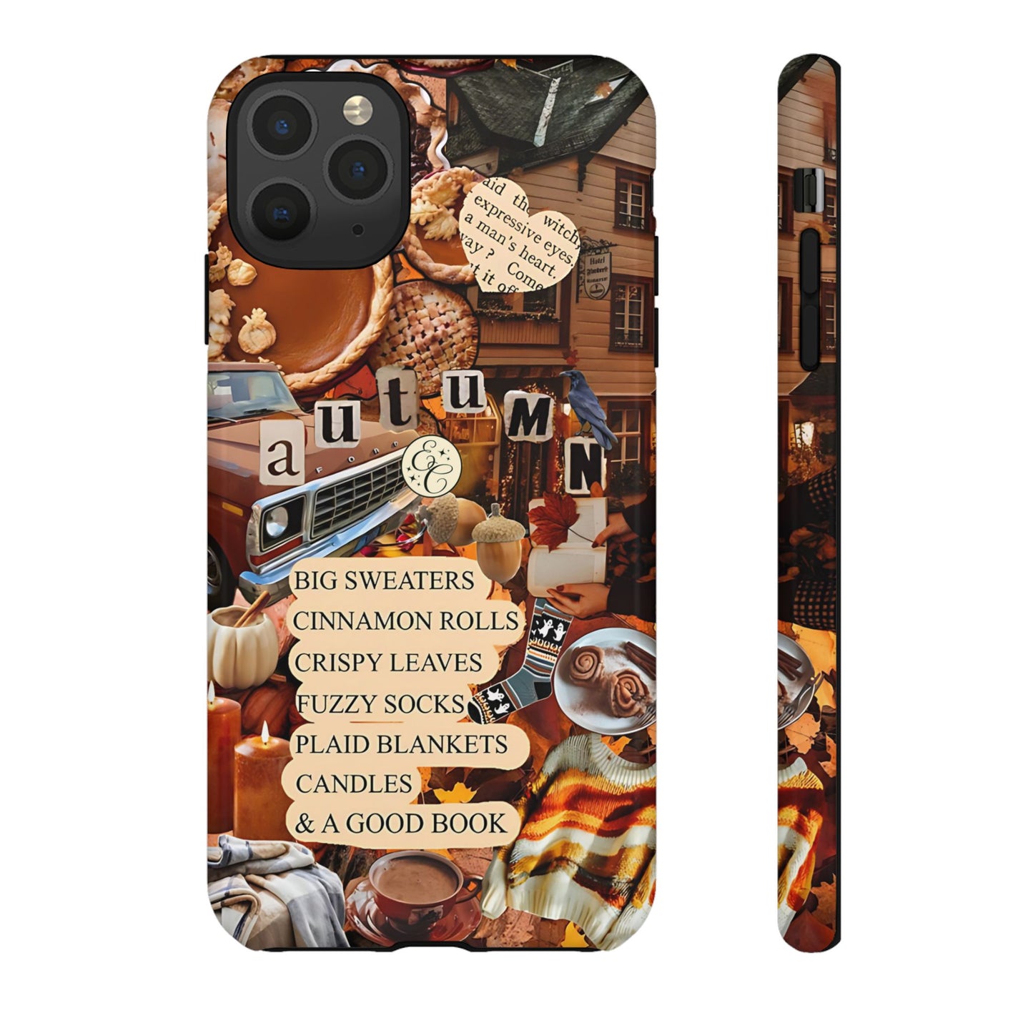 Autumn Aesthetic Collage Tough Phone Case