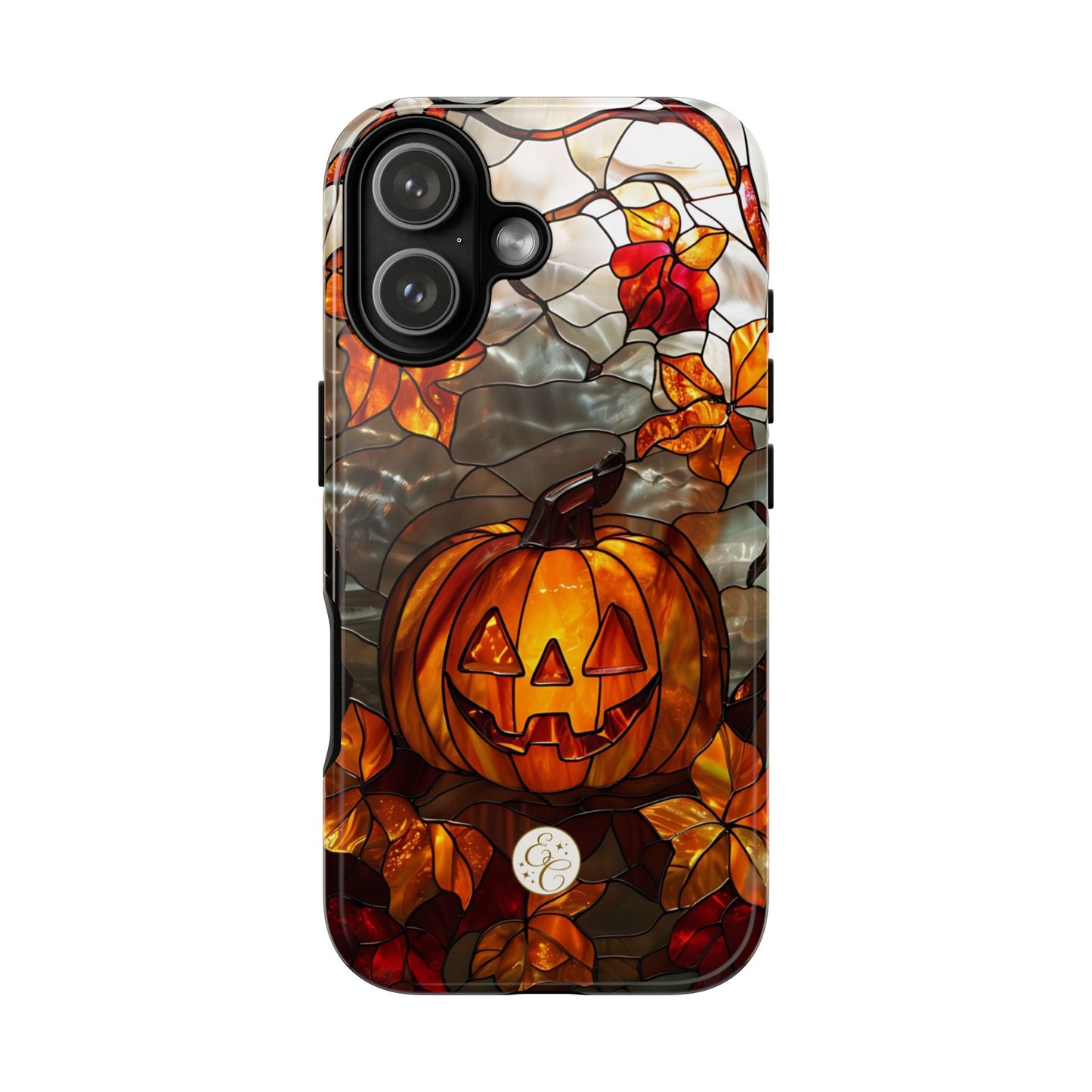 Stained Glass Pumpkin Tough Phone Case