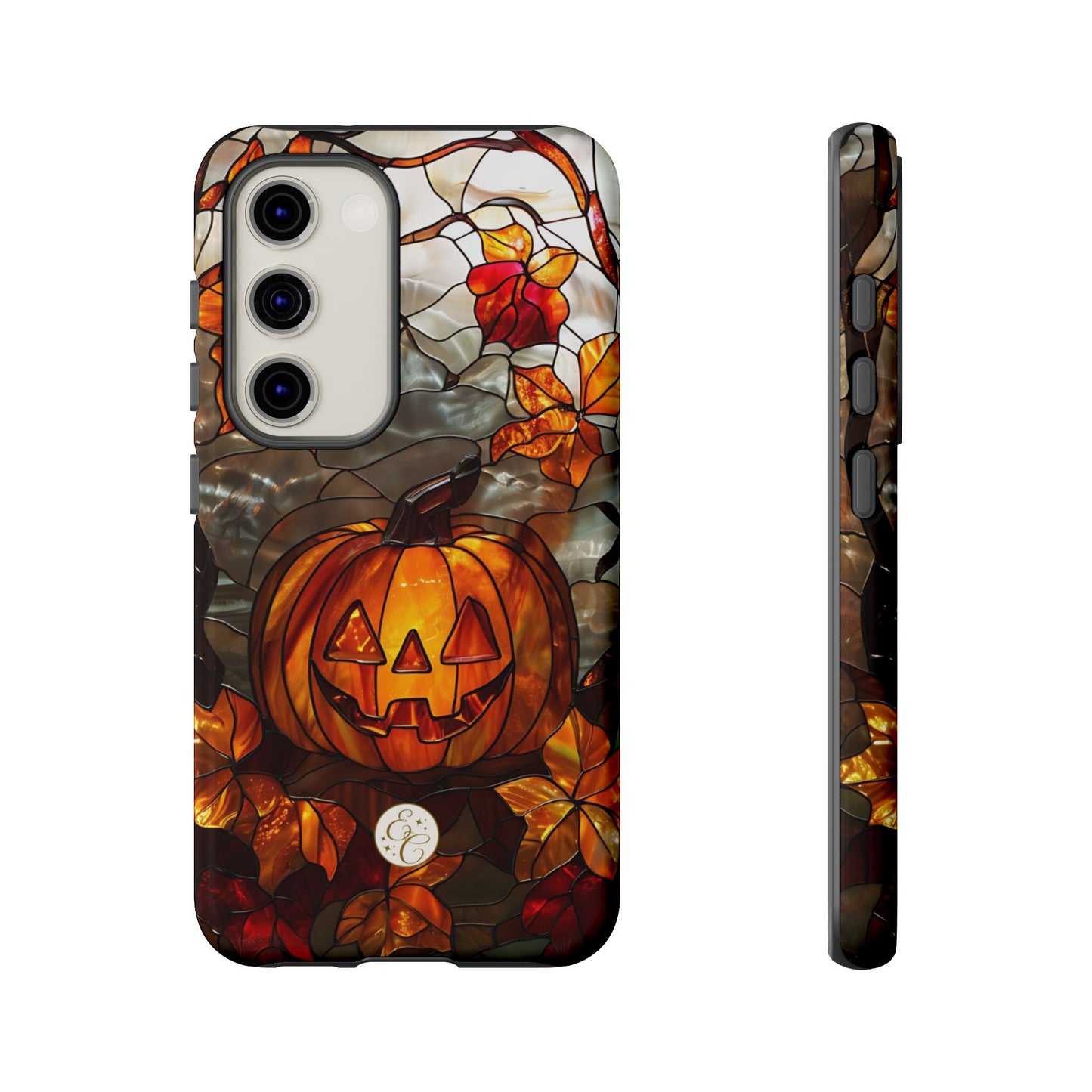 Stained Glass Pumpkin Tough Phone Case