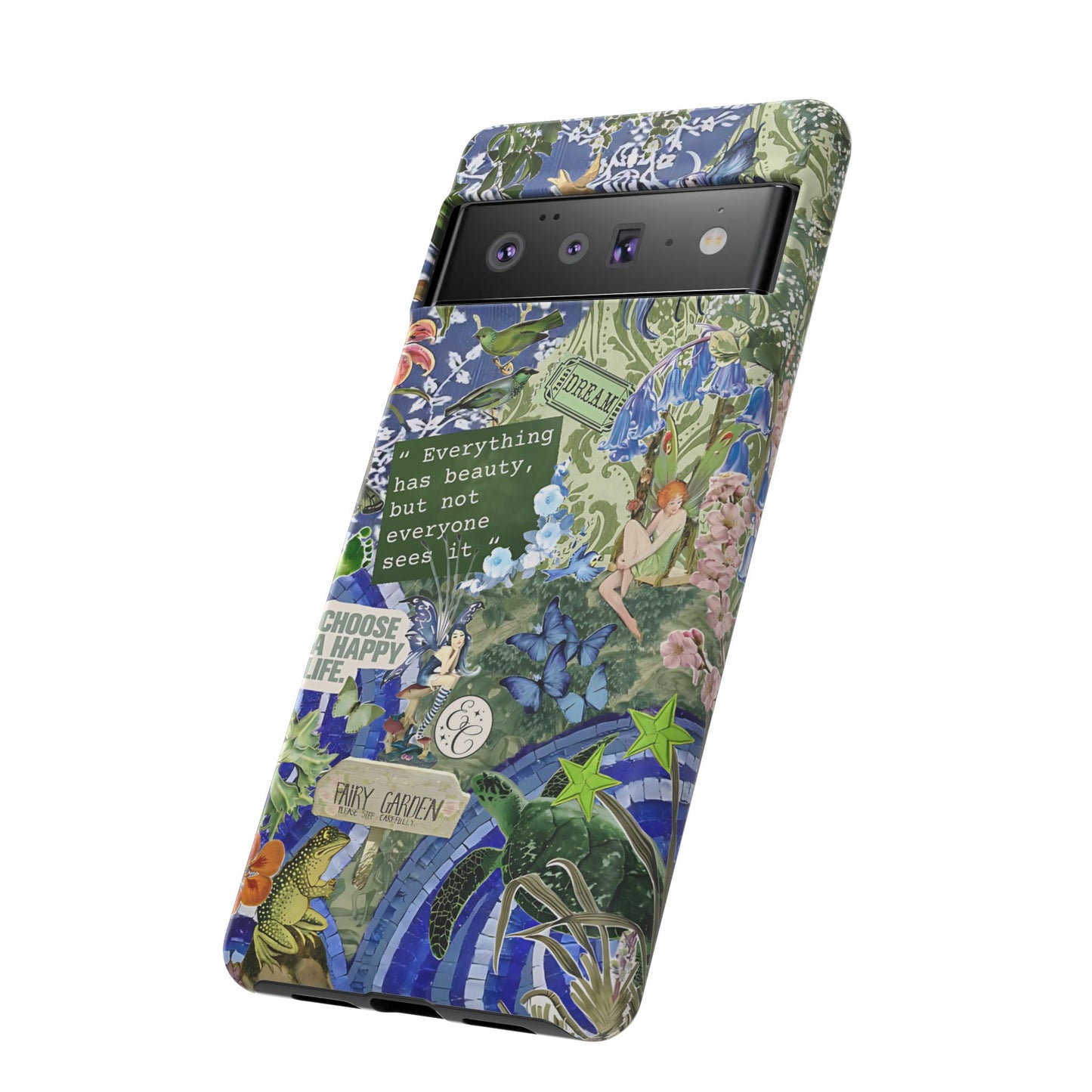 Fairy Garden Collage Tough Phone Case