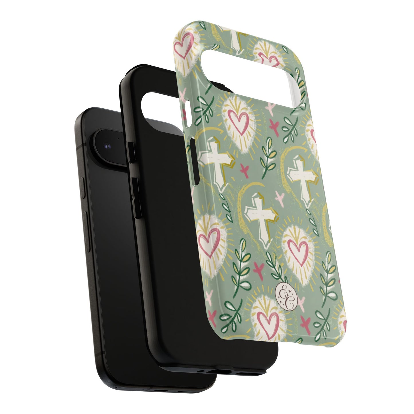 Christian Cross Boho Pattern Tough Phone Case