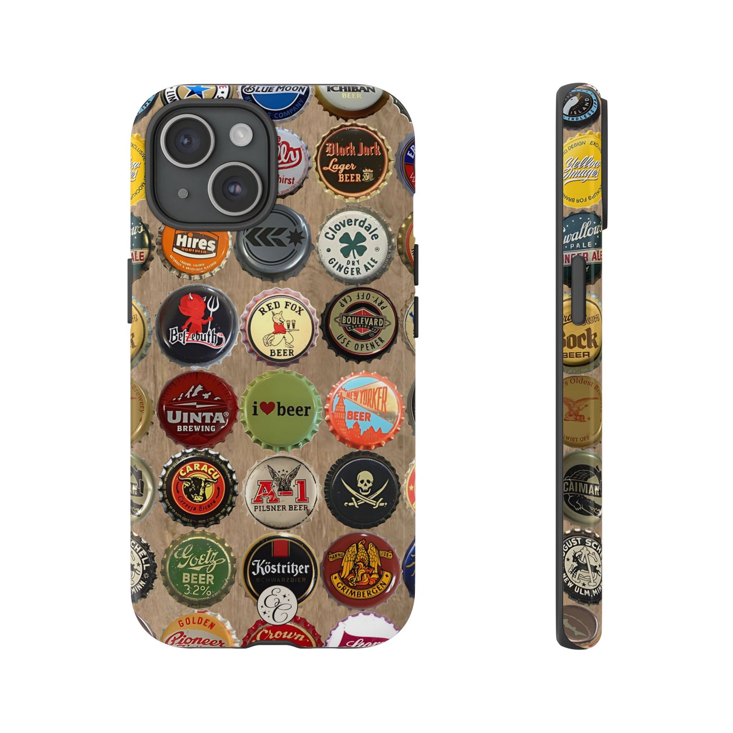 Beer Bottle Caps Tough Phone Case