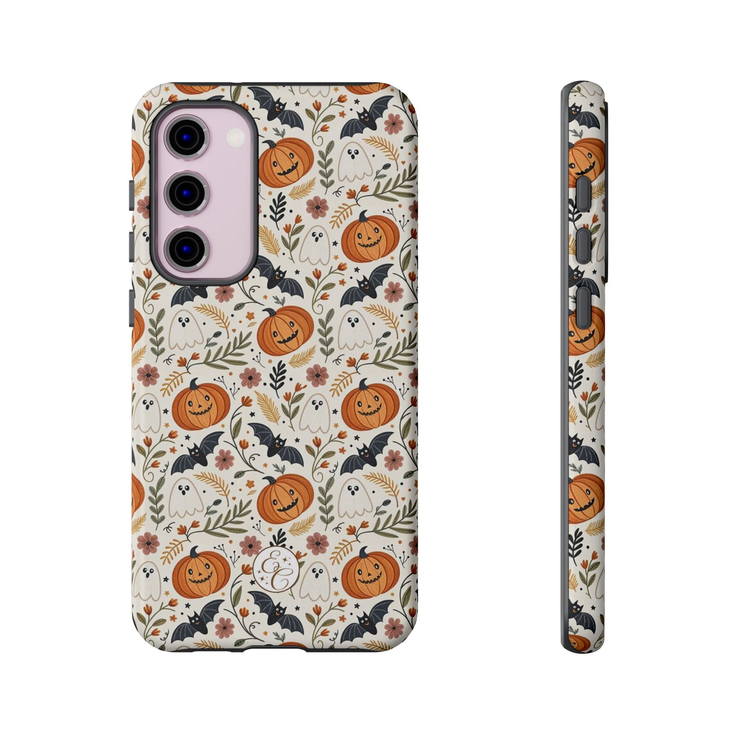 Halloween Pattern Boho Doodle Tough Phone Case
