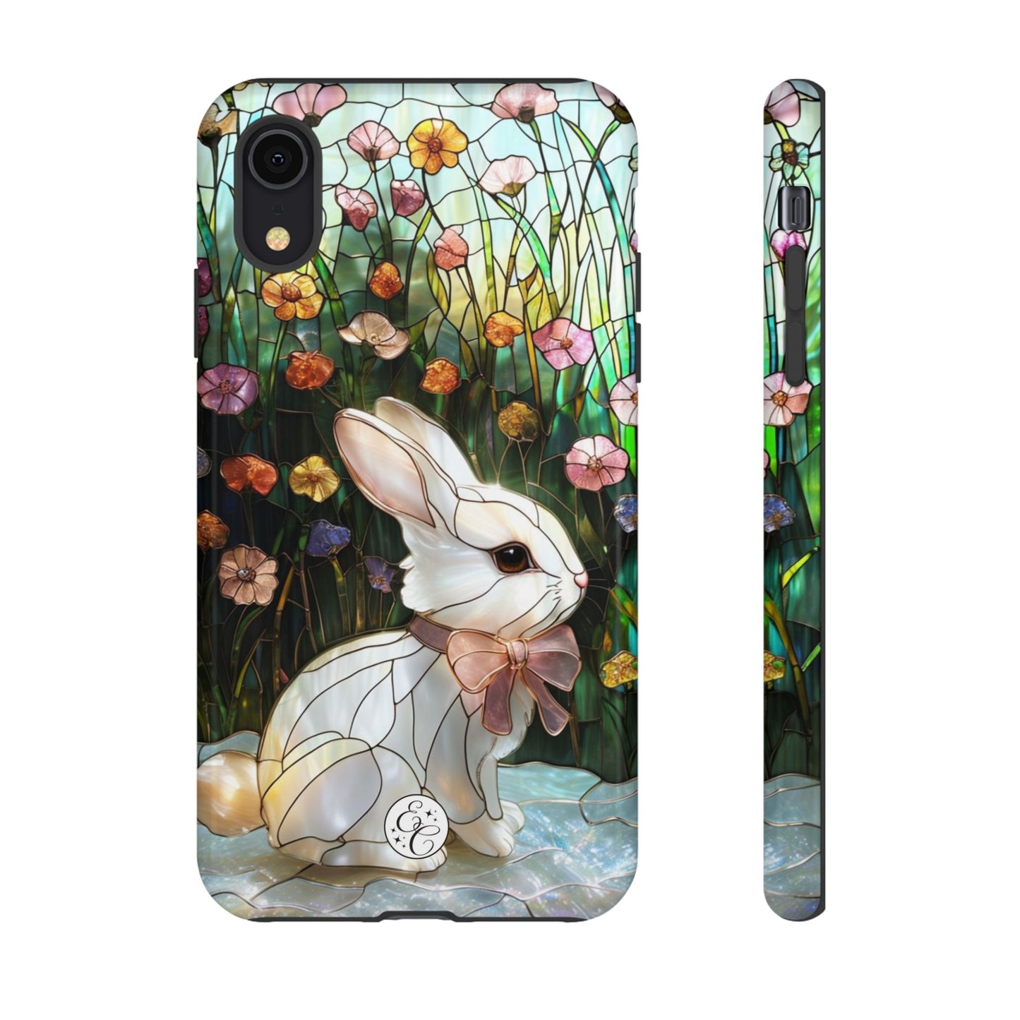 Easter Rabbit Stained Glass Tough Phone Case