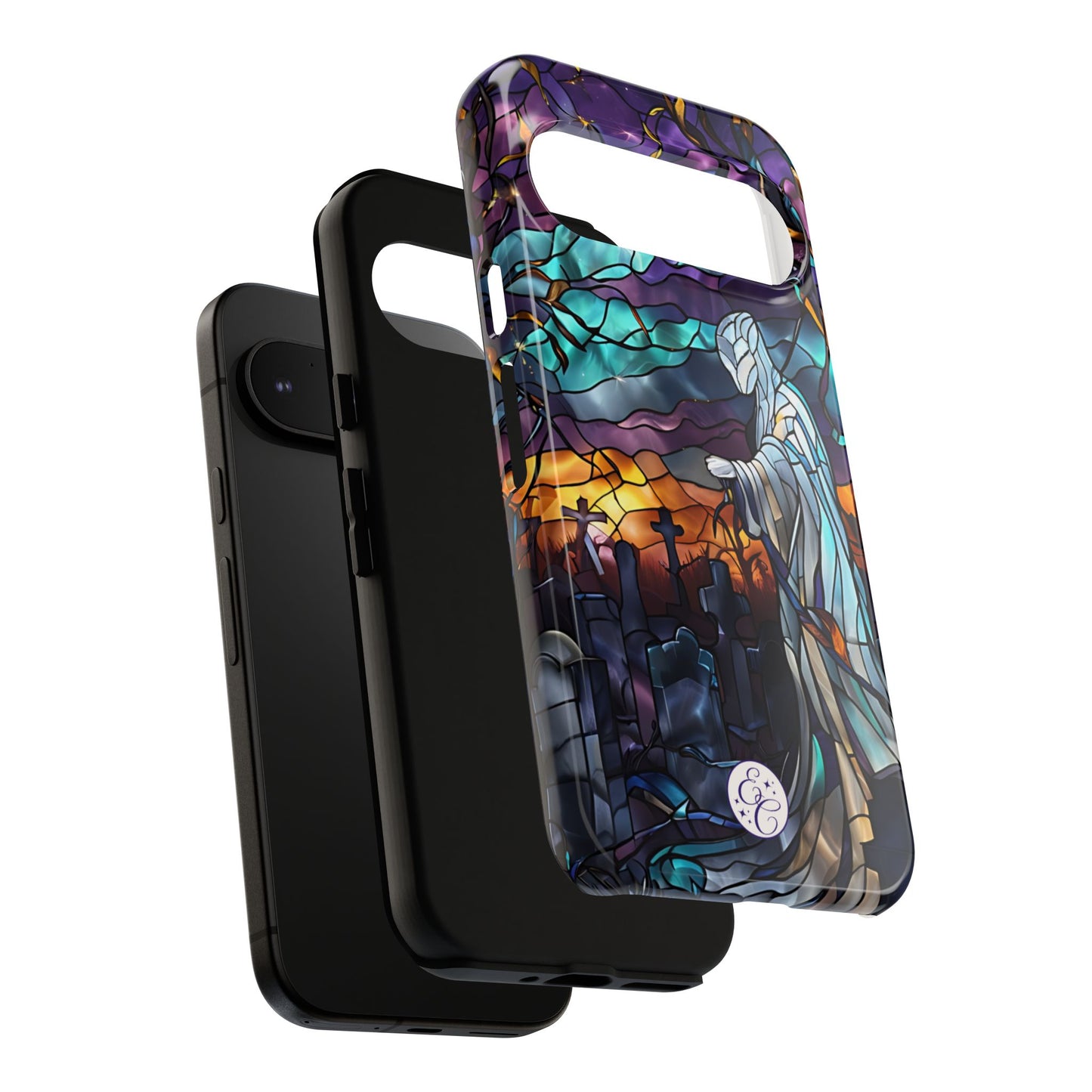 Stained Glass Ghost Tough Phone Case