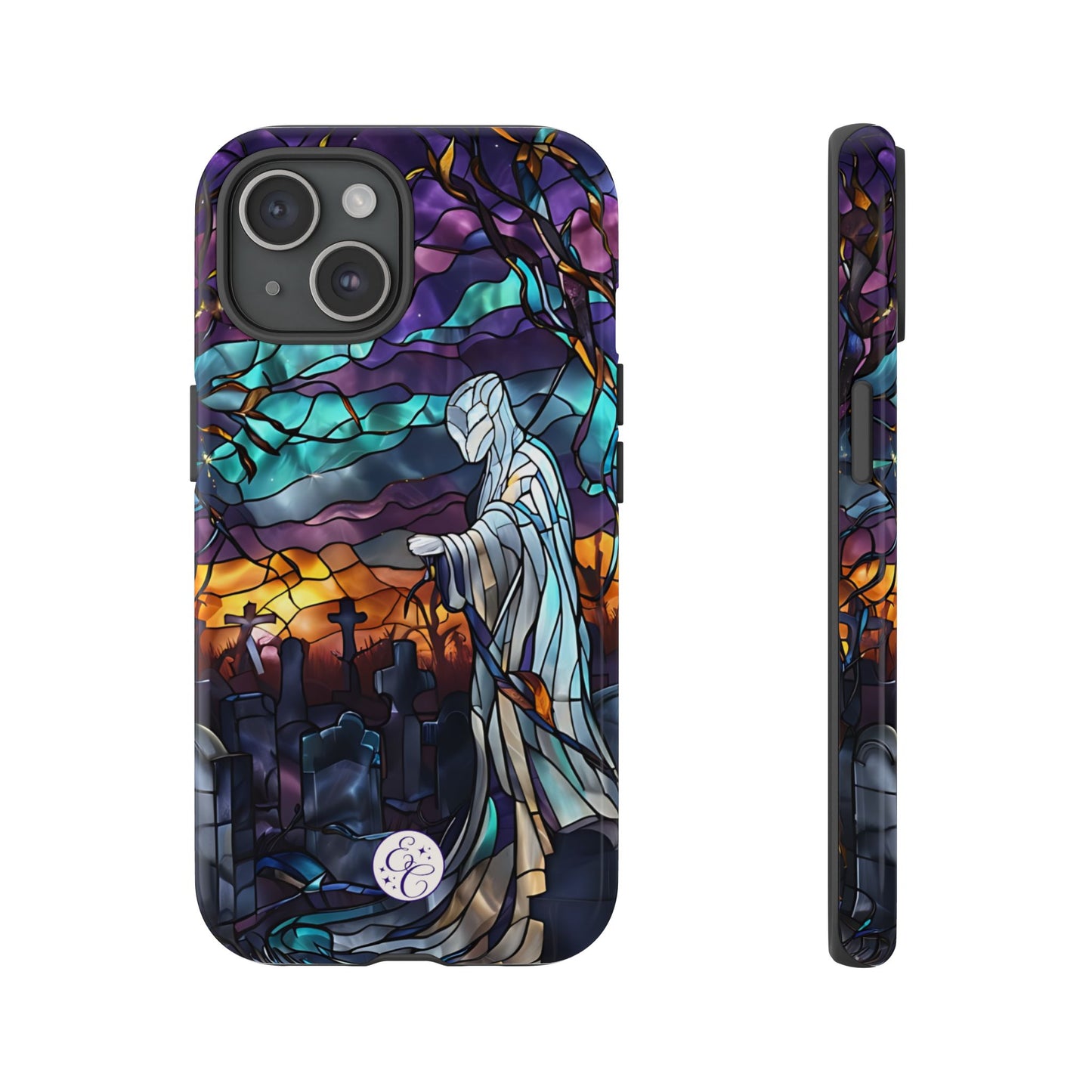 Stained Glass Ghost Tough Phone Case