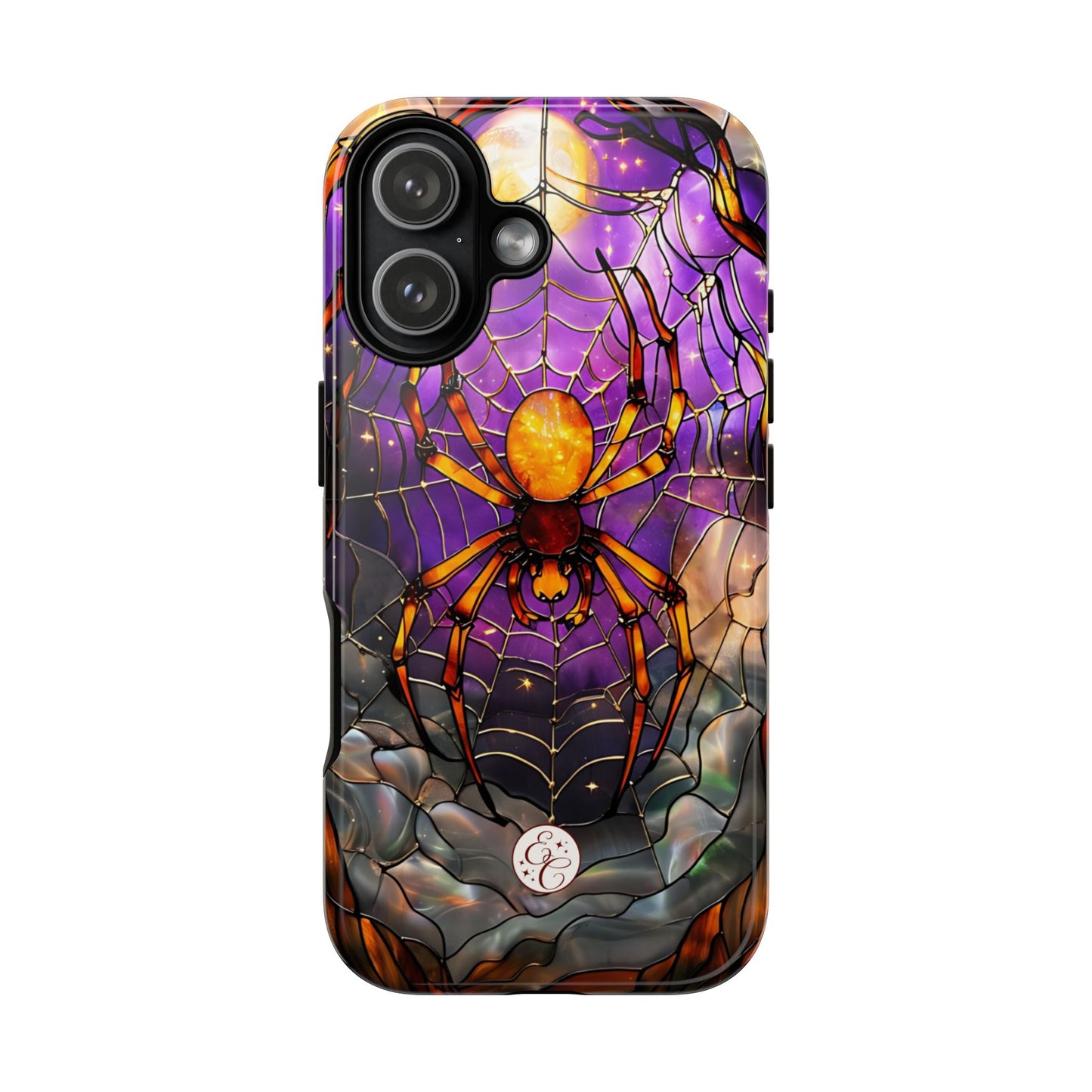 Stained Glass Spider Tough Phone Case