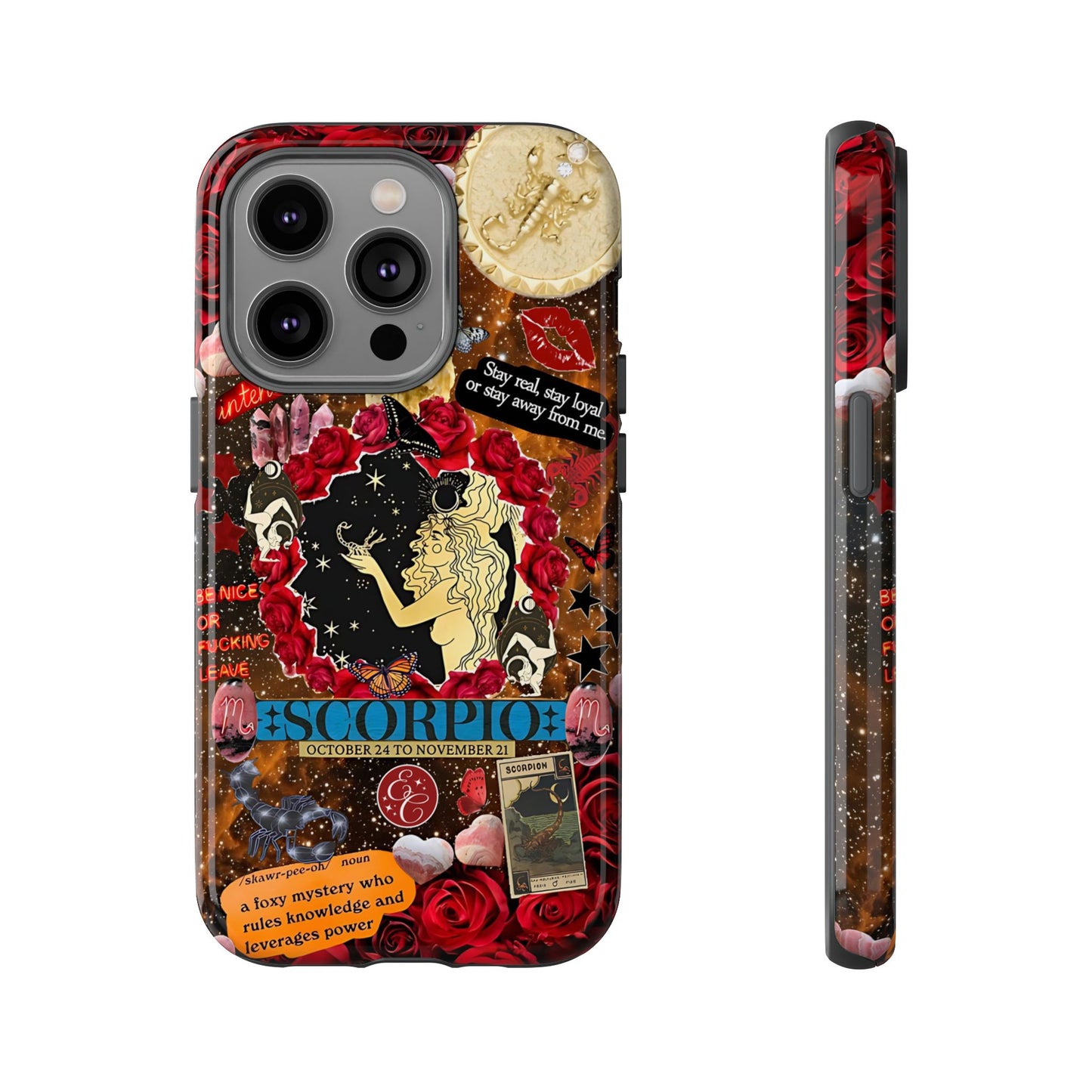Scorpio Zodiac Star Sign Tough Phone Case