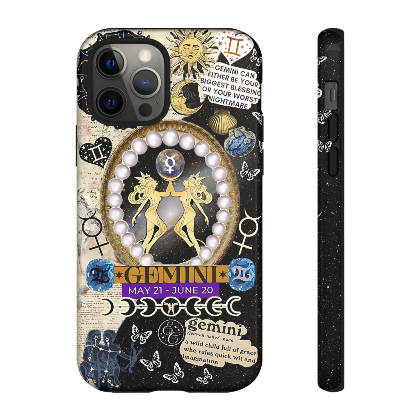 Gemini Zodiac Sign Tough Phone Case