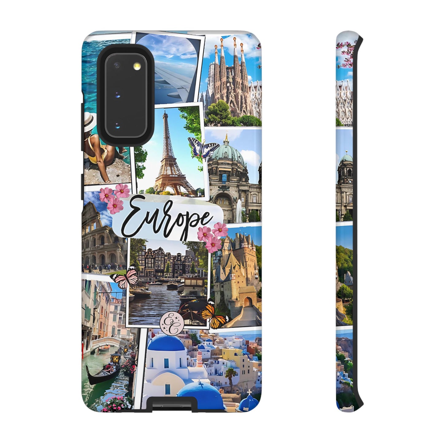 Europe Travel Collage Tough Phone Case