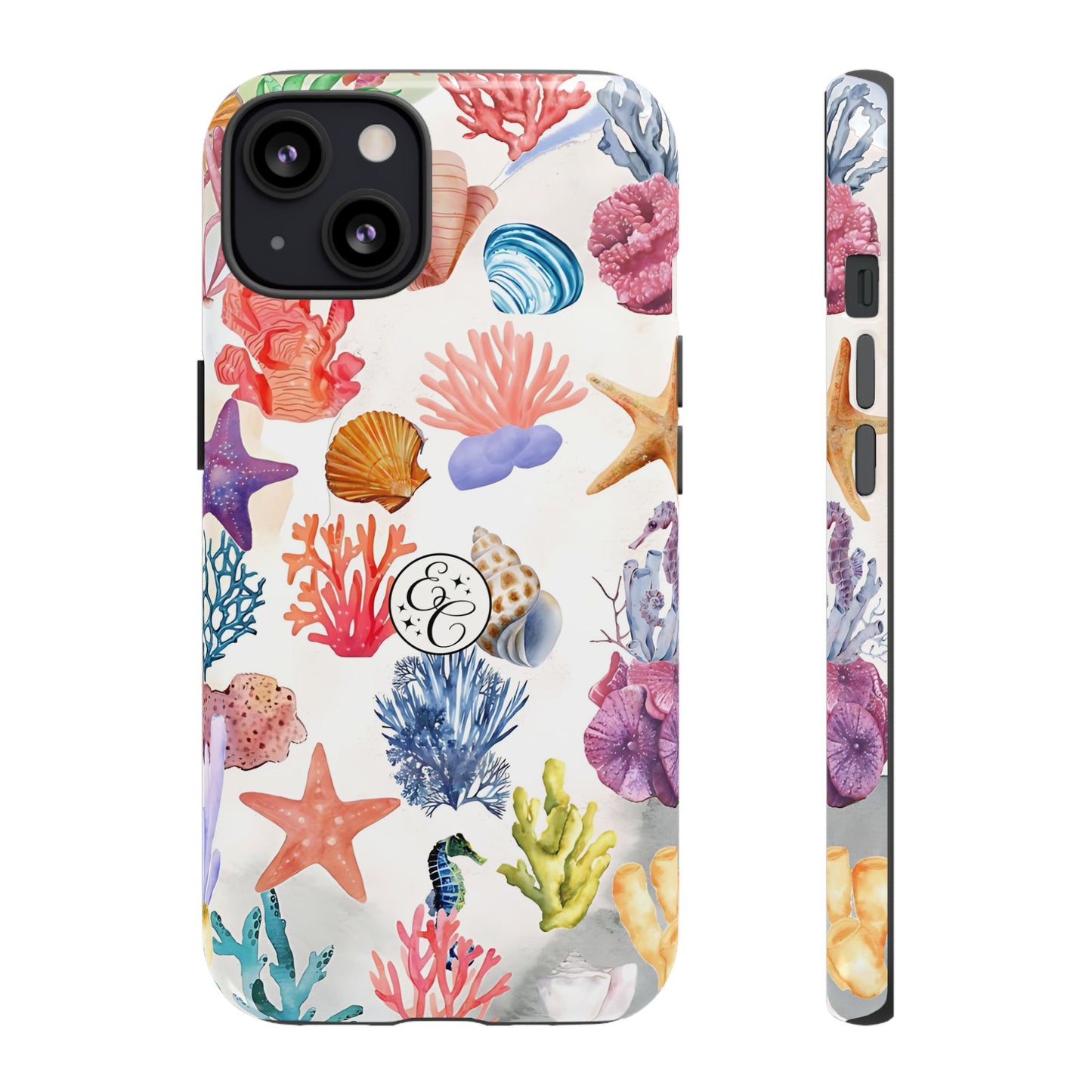 Coral & Sea Shells Tough Phone Case