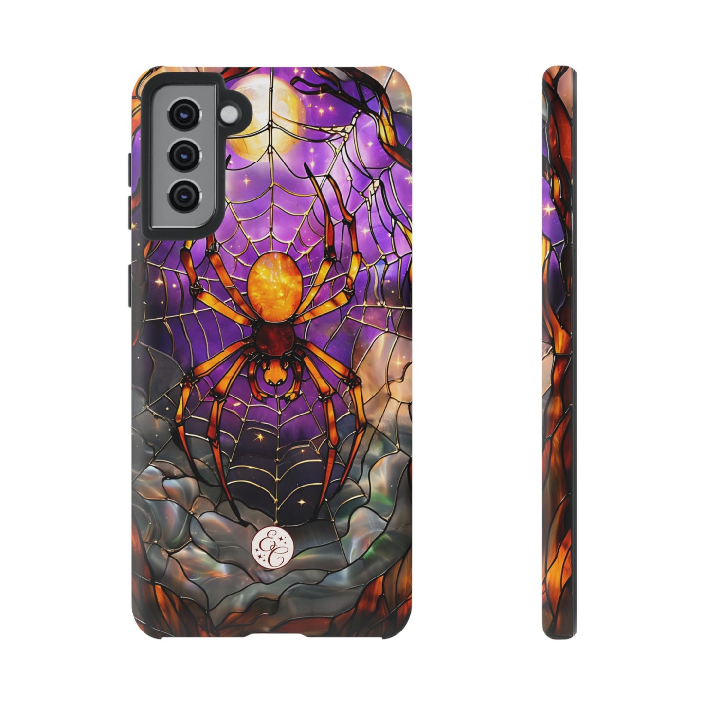 Stained Glass Spider Tough Phone Case