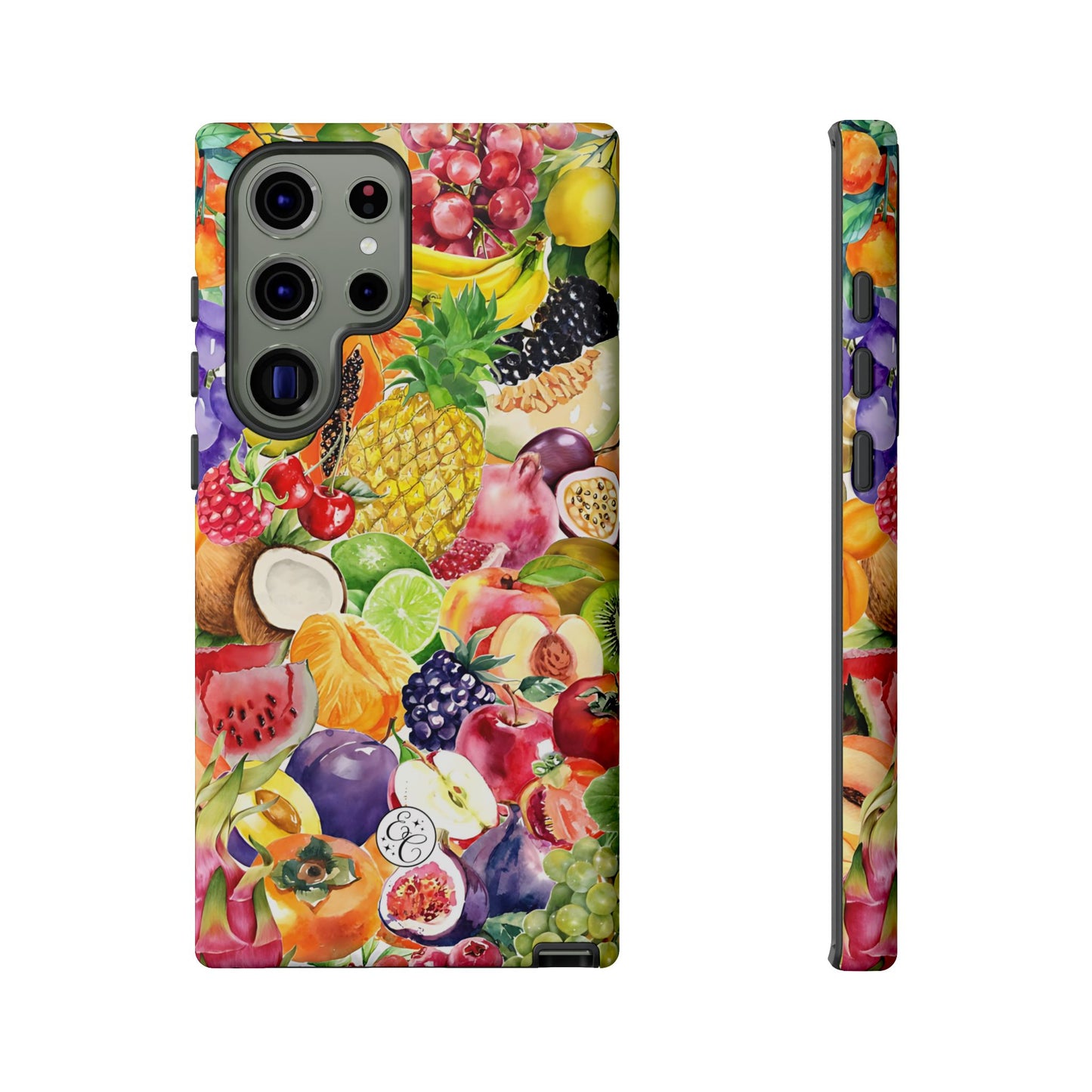 Colorful Fruits Collage Tough Phone Case