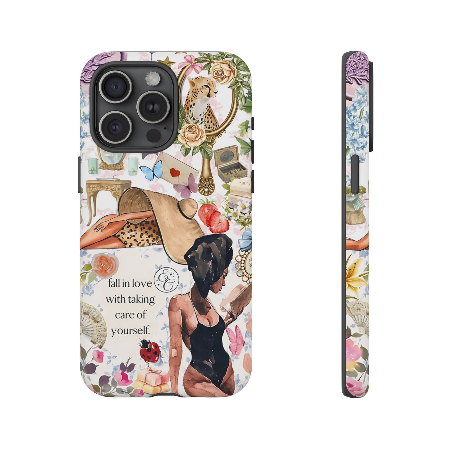 Aesthetic Coquette Collage Tough Phone Case