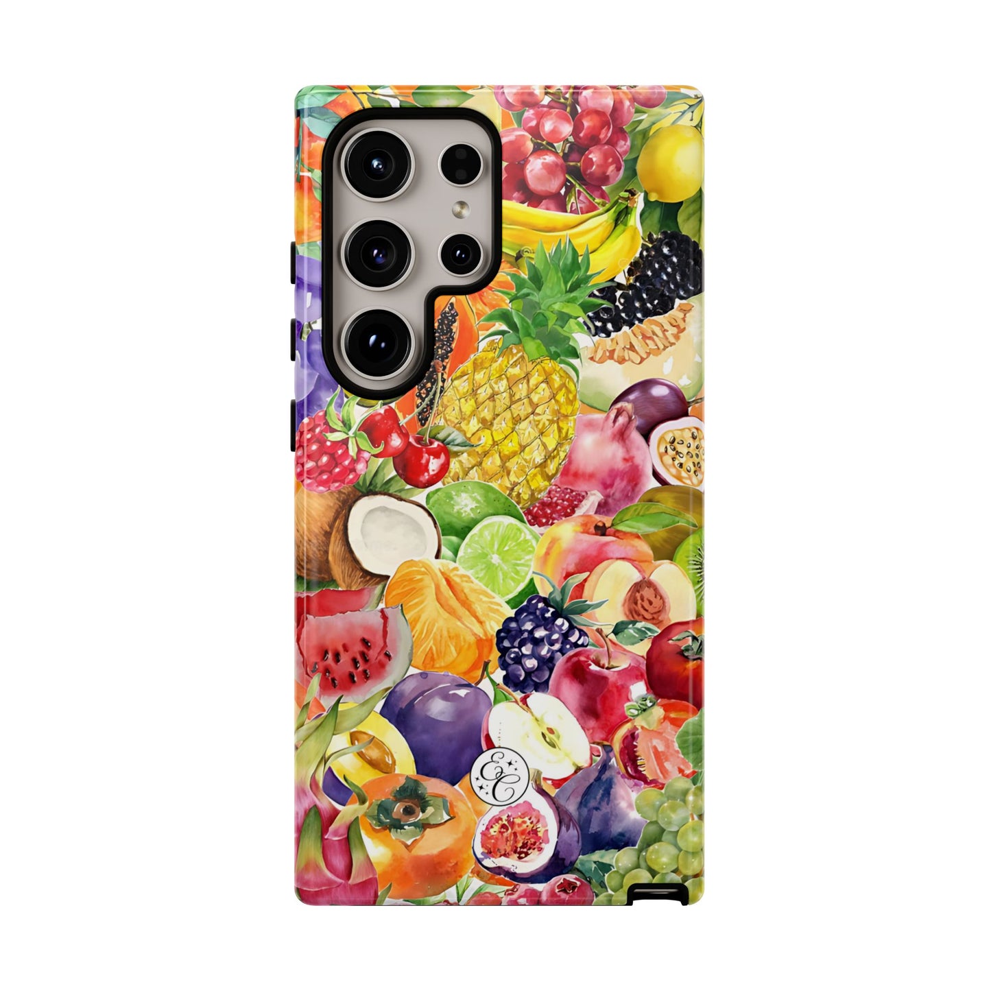 Colorful Fruits Collage Tough Phone Case