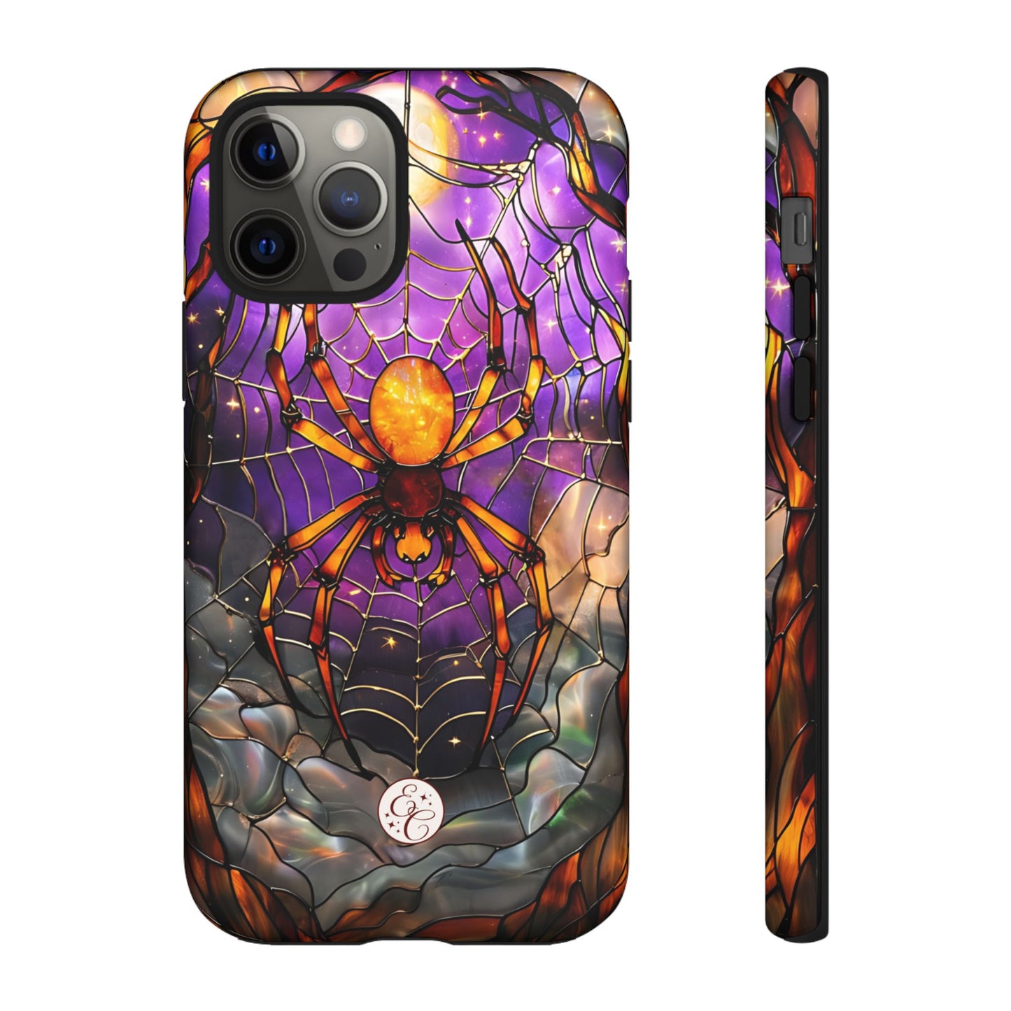 Stained Glass Spider Tough Phone Case