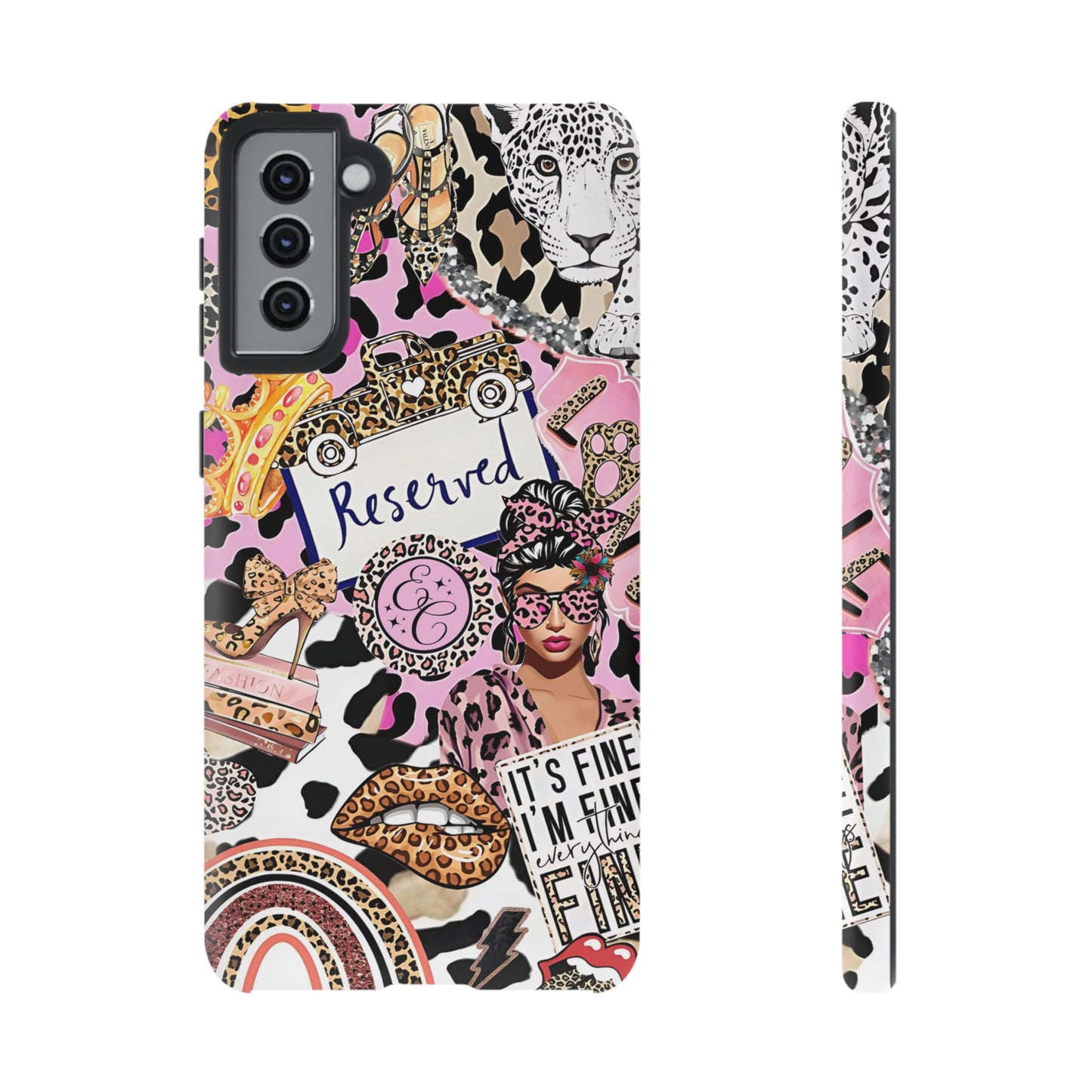 Leopard Wild Glamour Tough Phone Case