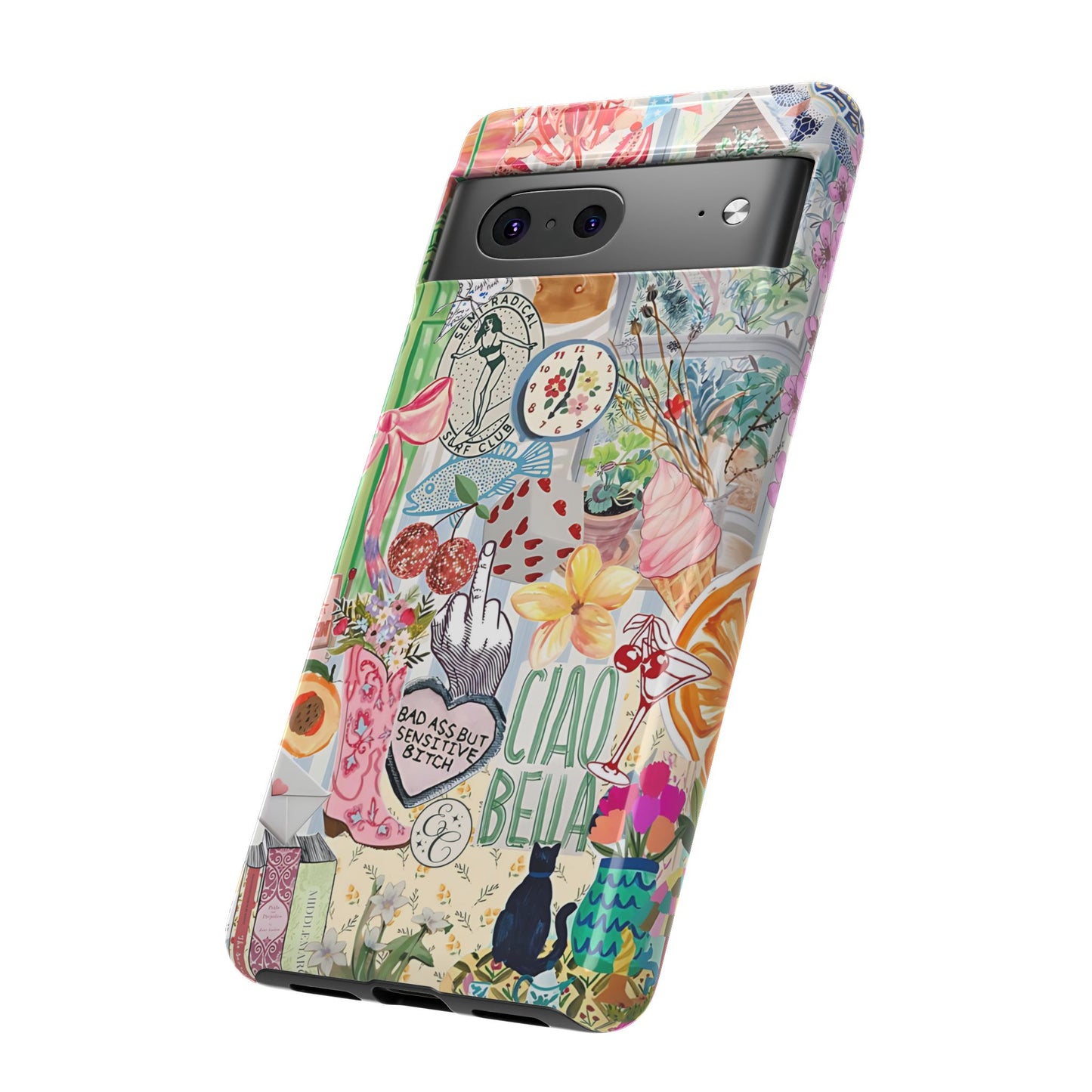 Coquette Art Collage Tough Phone Case