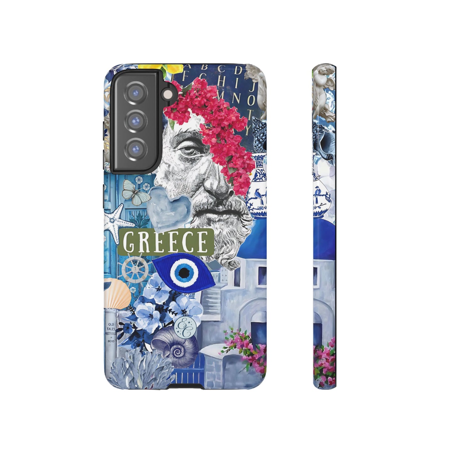 Greek Summer Collage Tough Phone Case