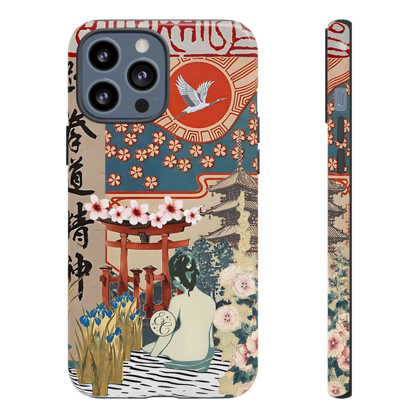 Japanese Style Art Tough Phone Case