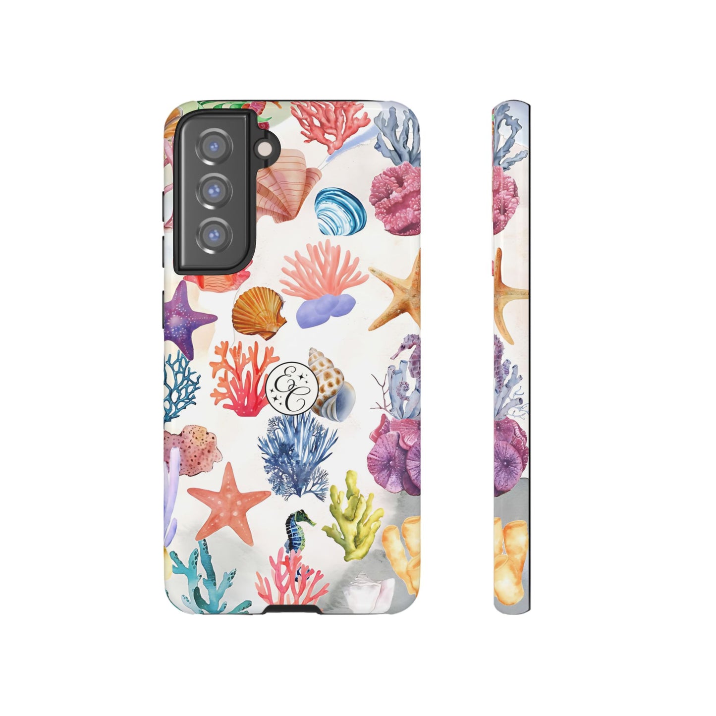 Coral & Sea Shells Tough Phone Case
