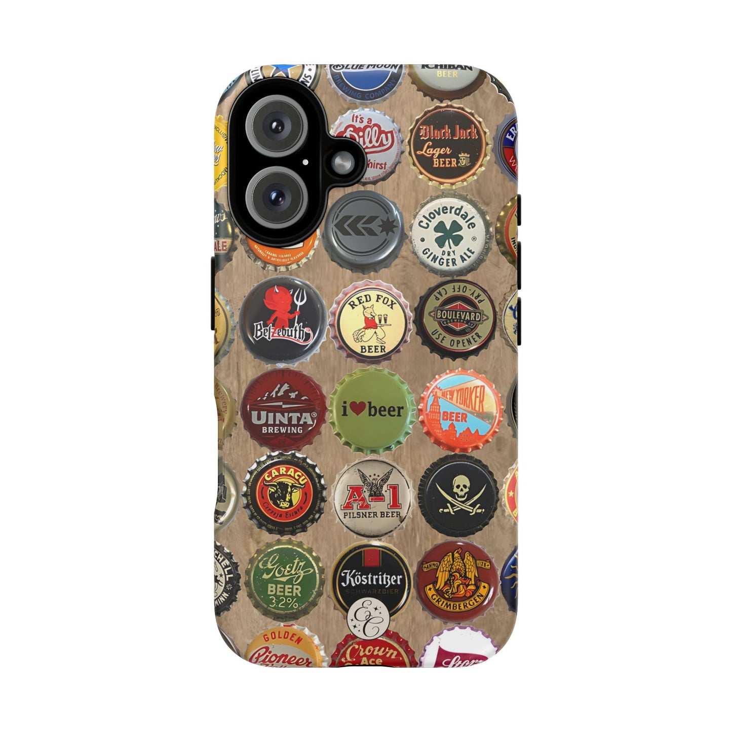 Beer Bottle Caps Tough Phone Case