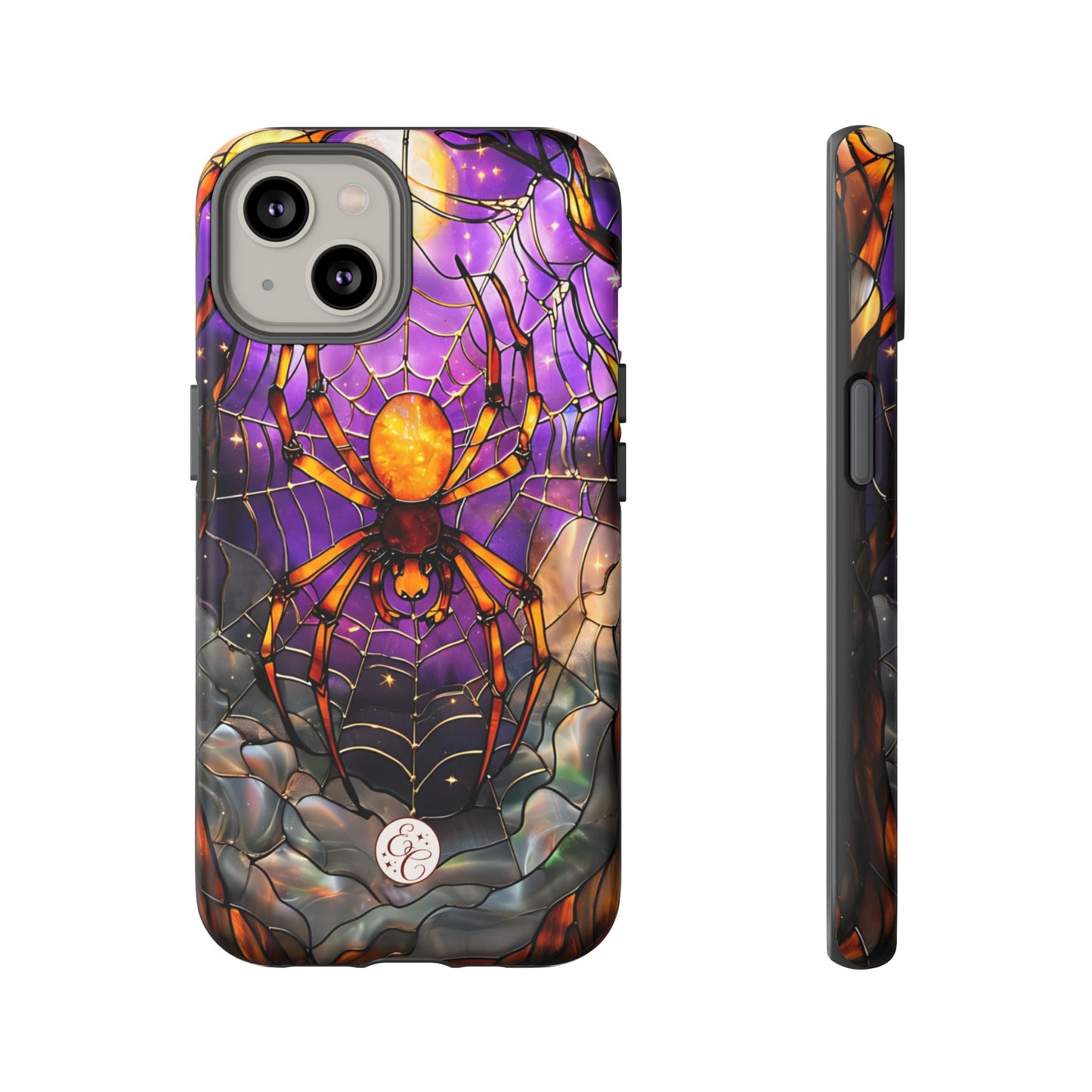 Stained Glass Spider Tough Phone Case
