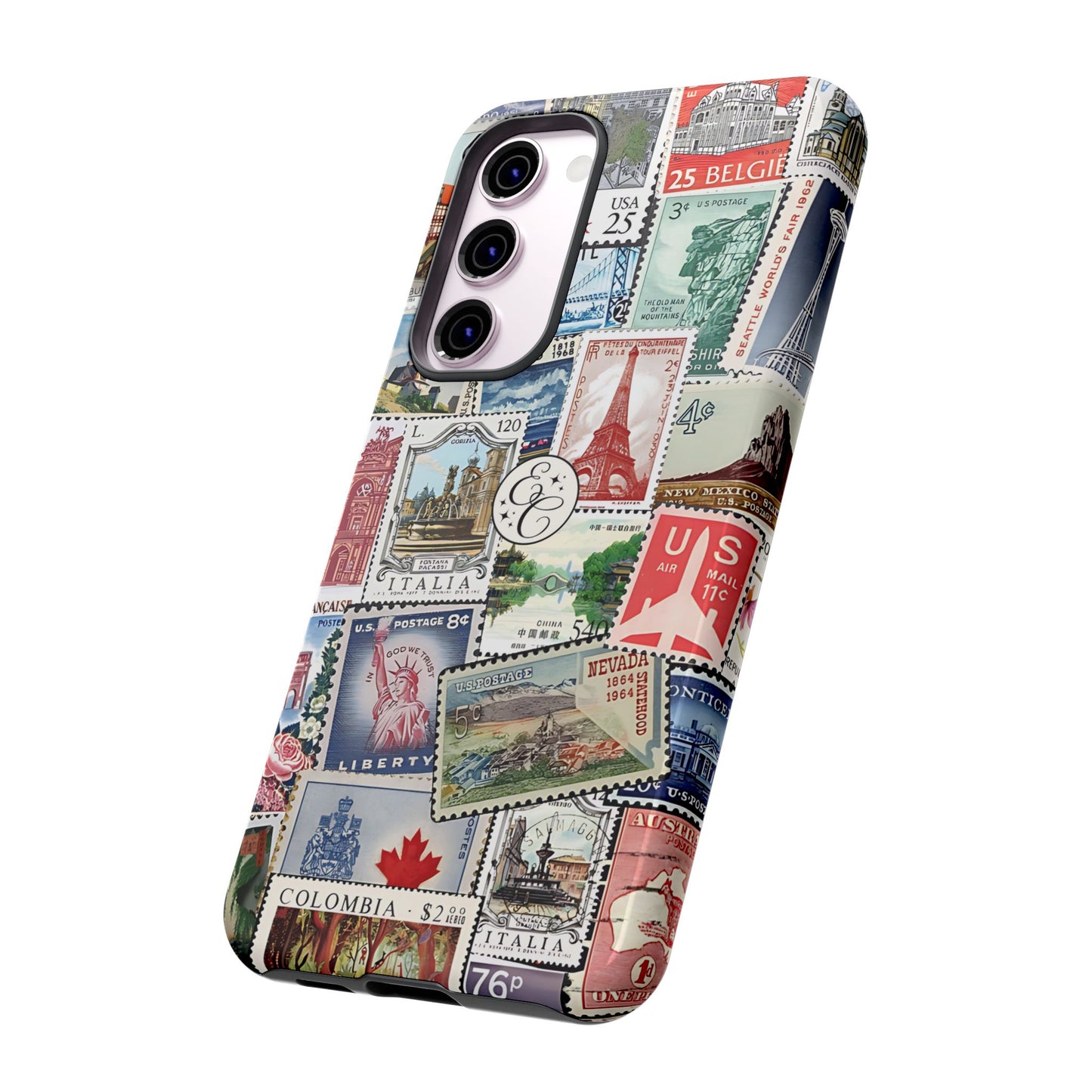 Vintage Stamp Collection Tough Phone Case
