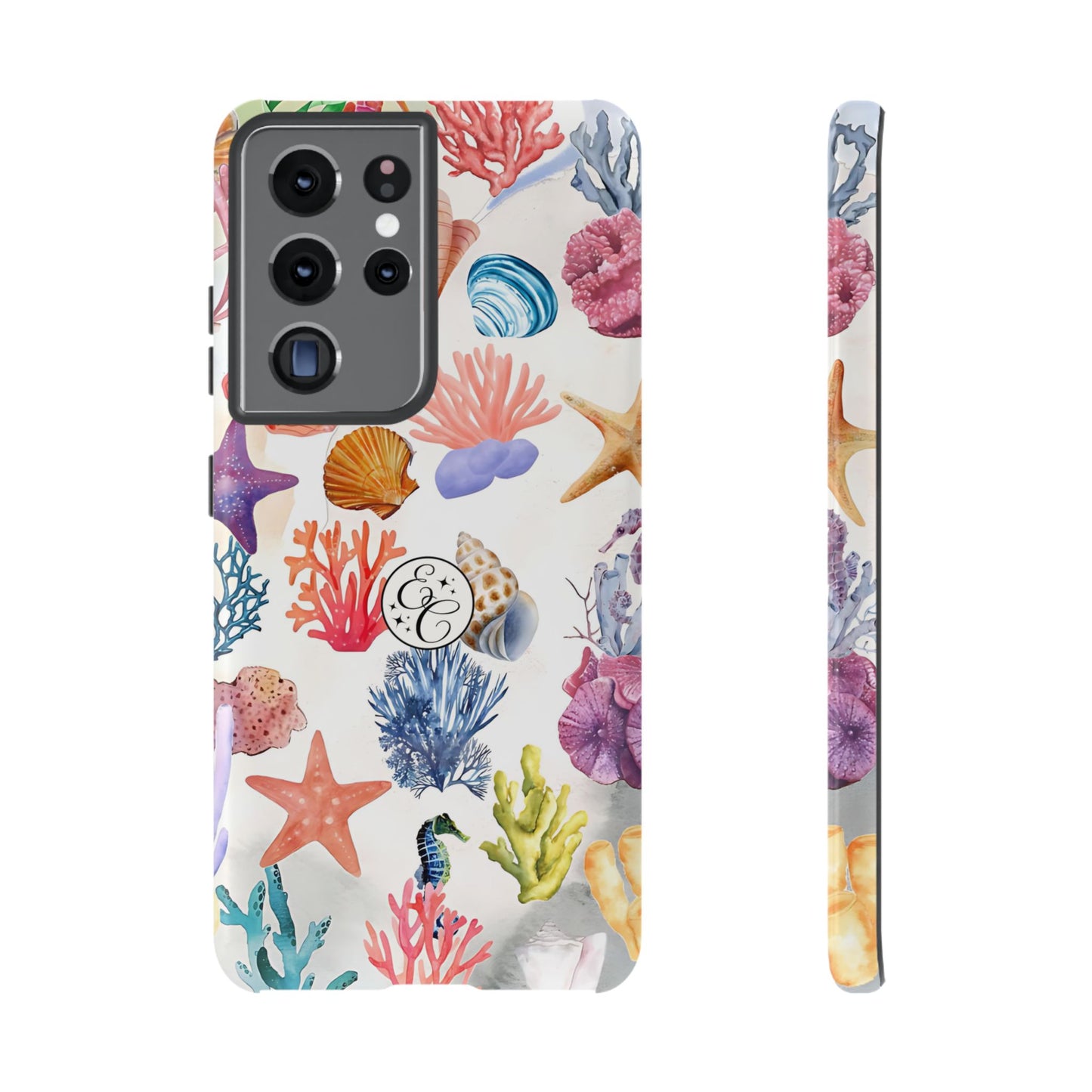 Coral & Sea Shells Tough Phone Case
