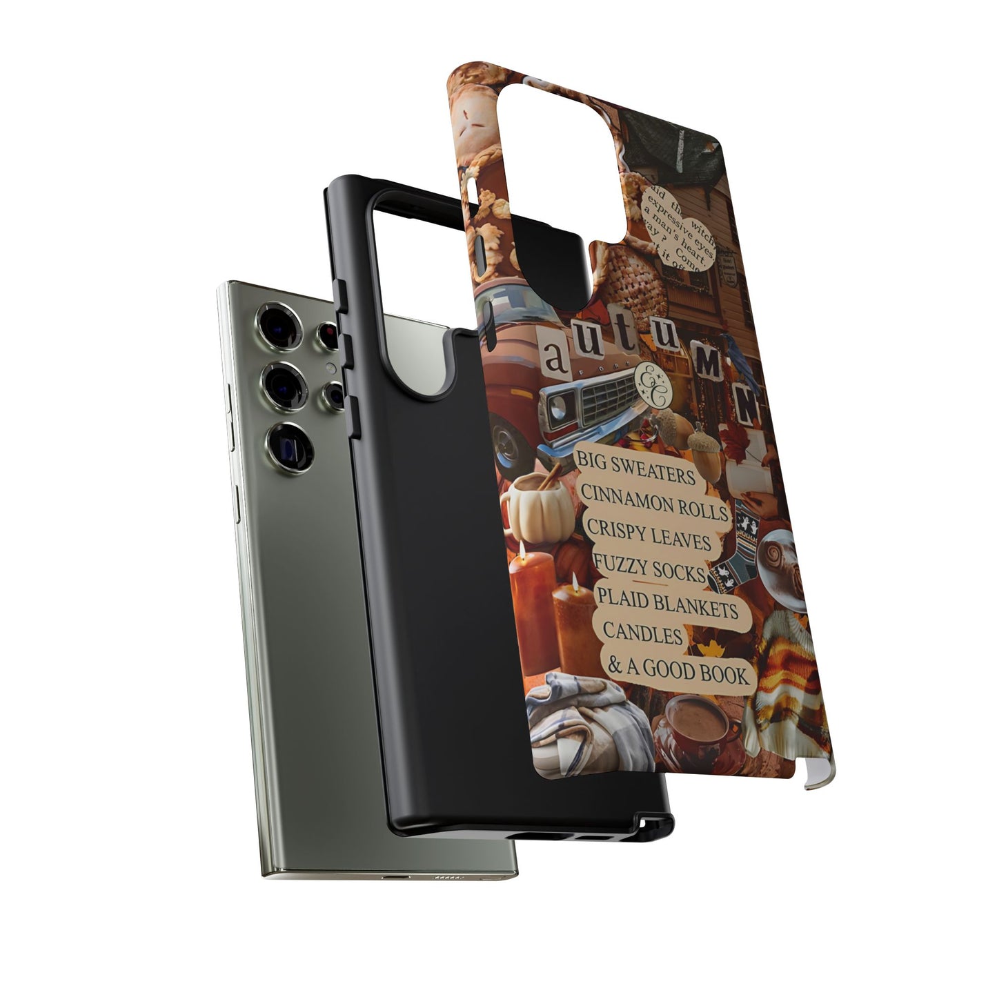 Autumn Aesthetic Collage Tough Phone Case