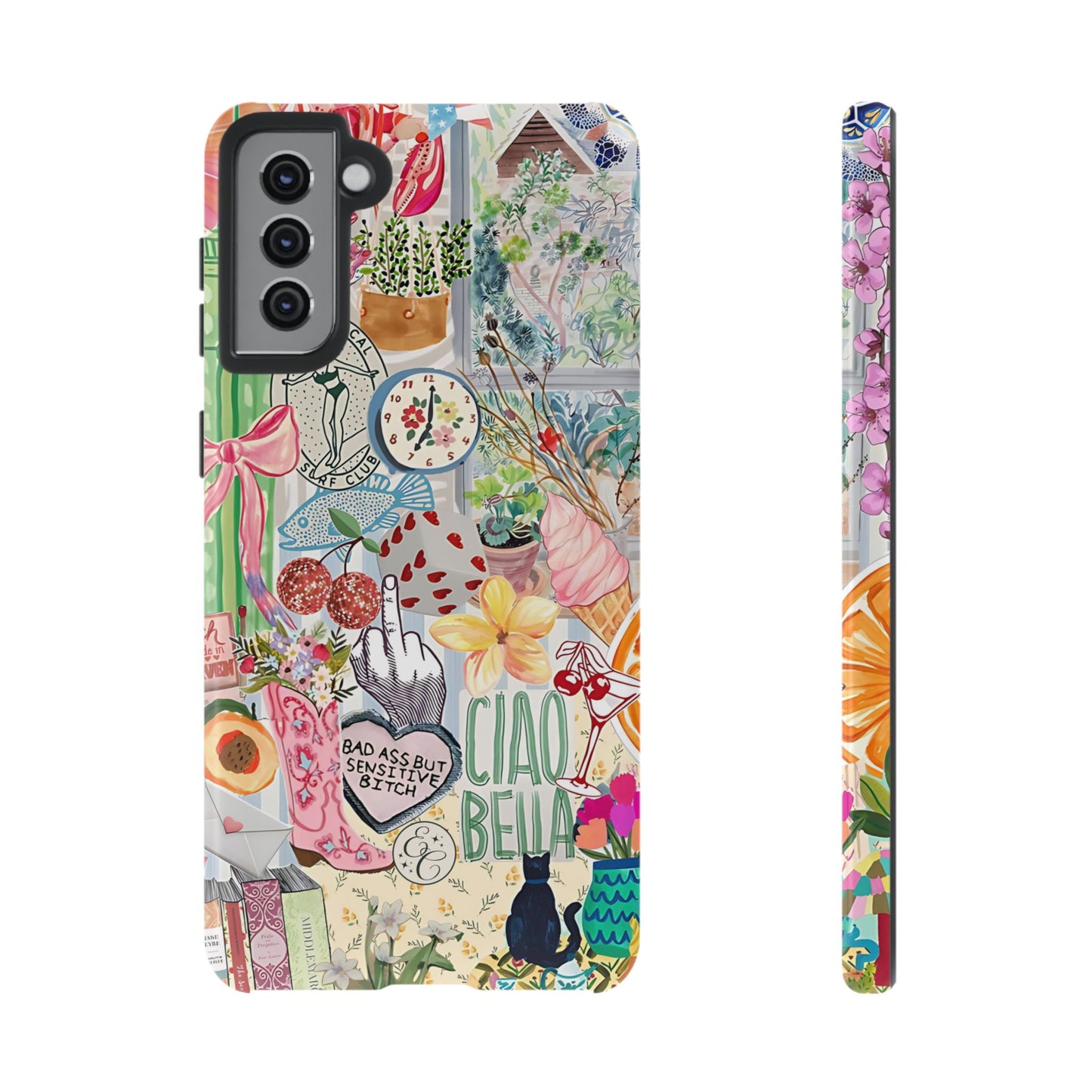 Coquette Art Collage Tough Phone Case